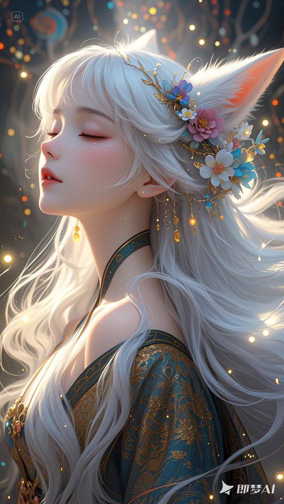 Beautiful fox fairy