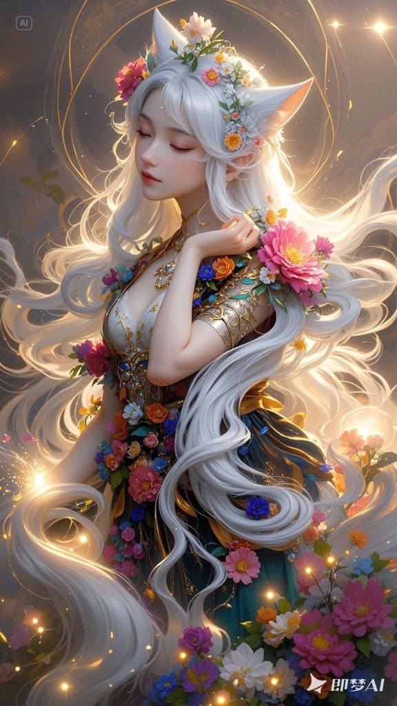 Beautiful fox fairy