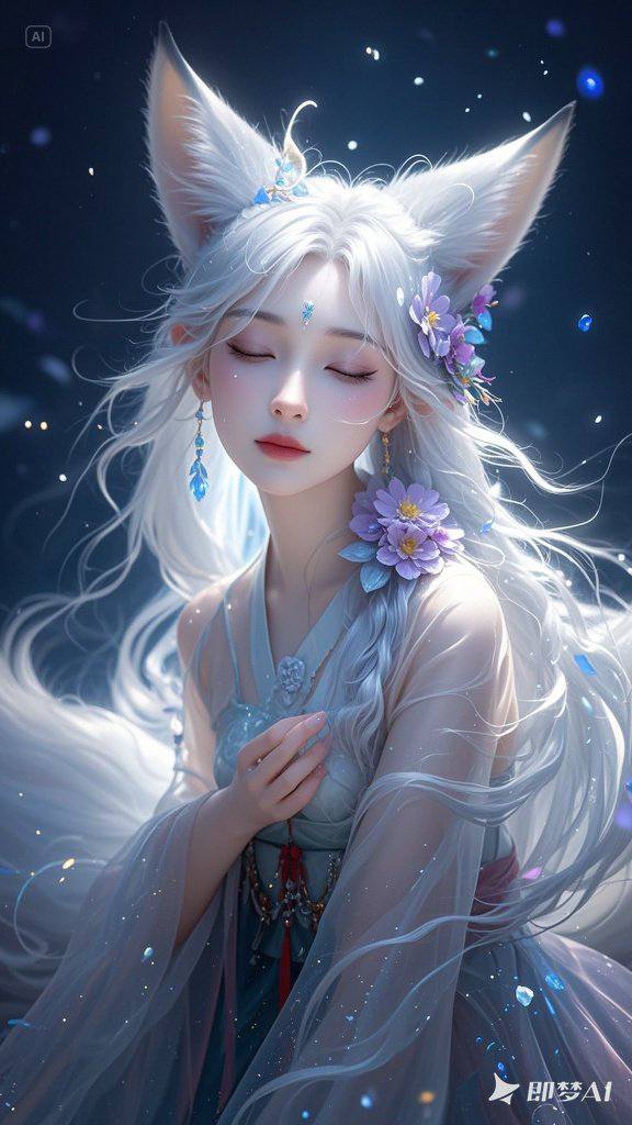 Beautiful fox fairy