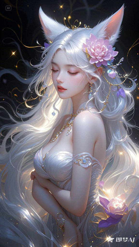 Beautiful fox fairy