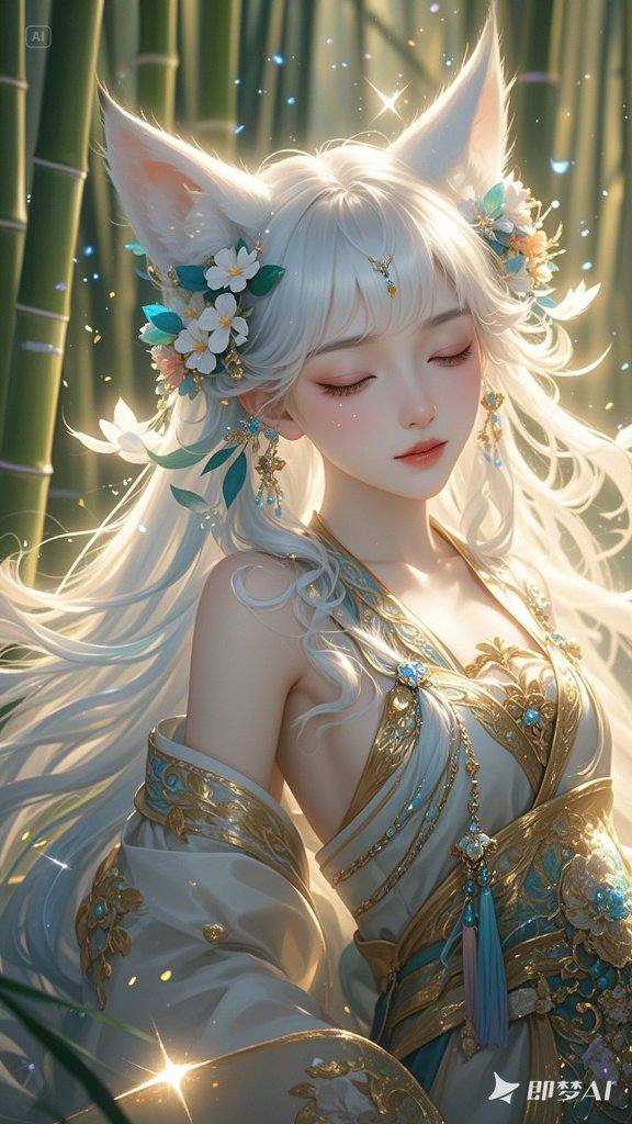 Beautiful fox fairy