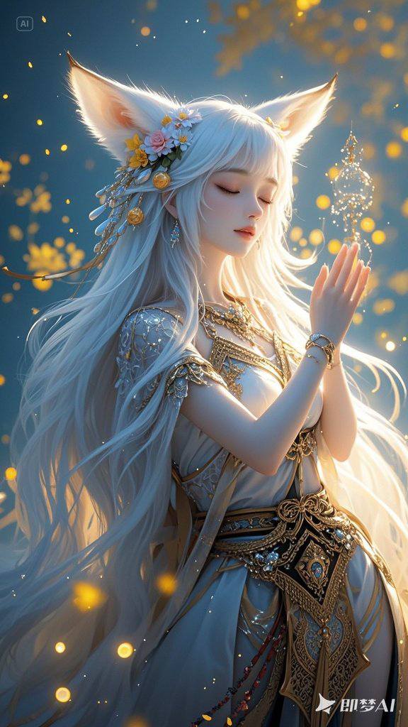 Beautiful fox fairy