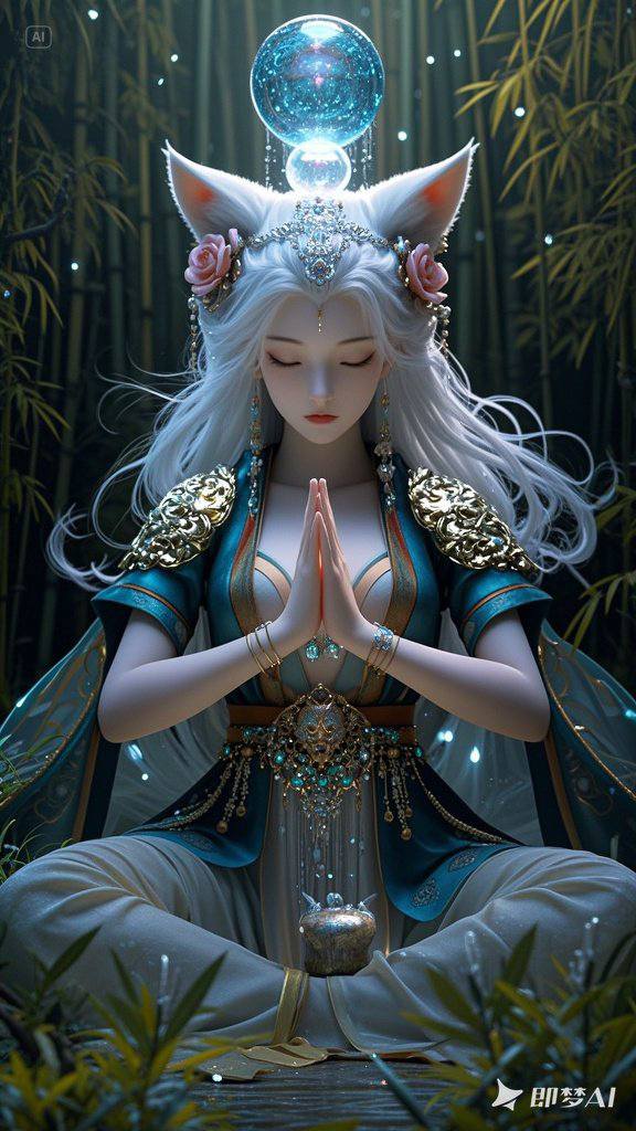 Beautiful fox fairy
