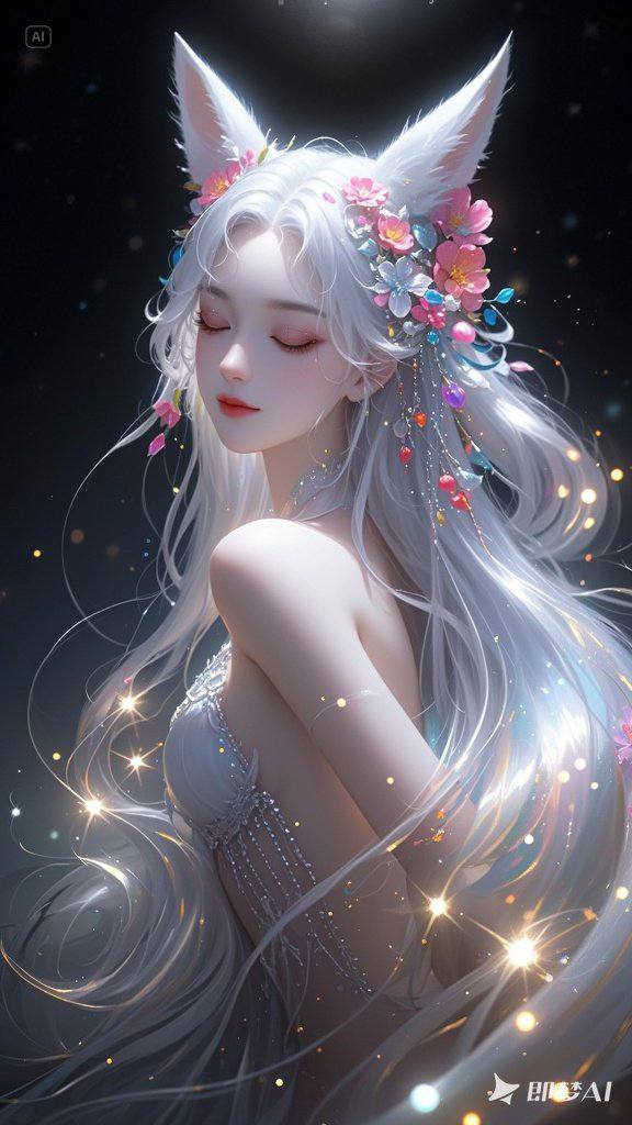 Beautiful fox fairy