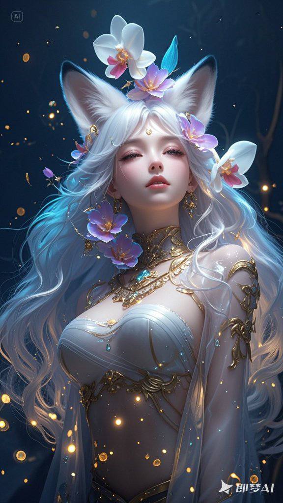 Beautiful fox fairy
