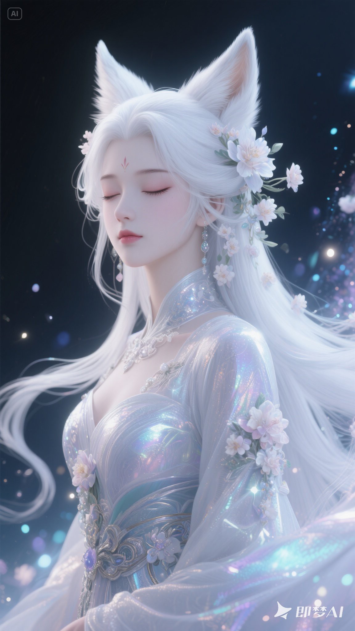 Beautiful fox fairy