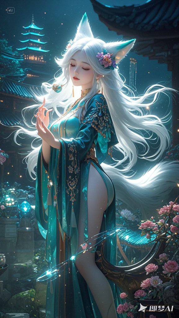 Beautiful fox fairy