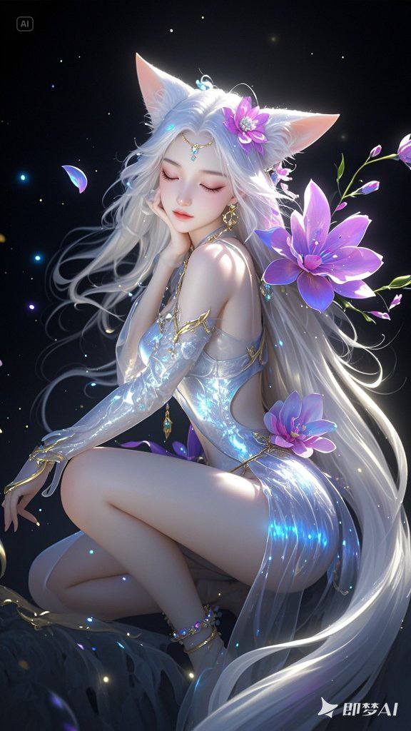 Beautiful fox fairy