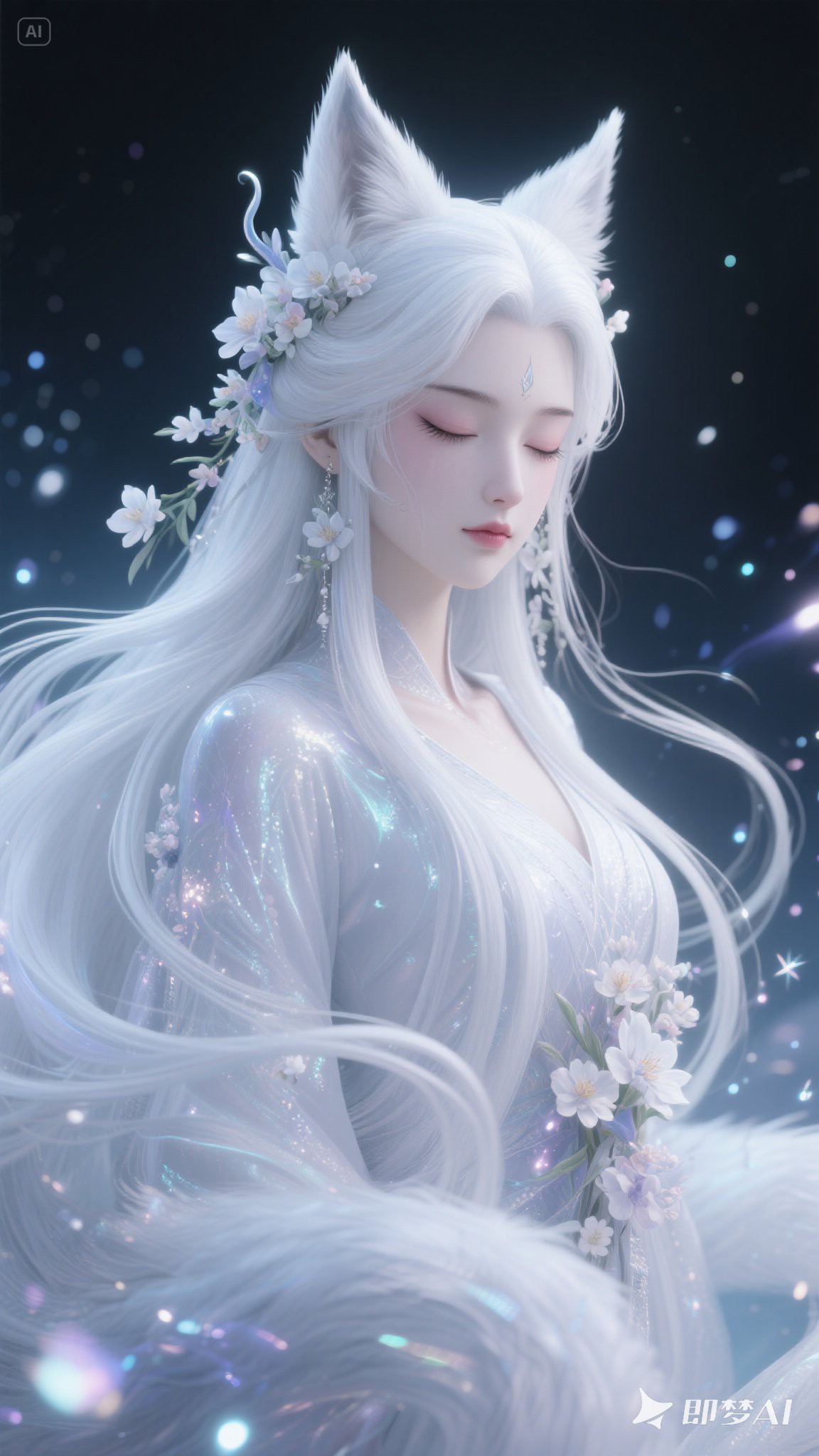 Beautiful fox fairy
