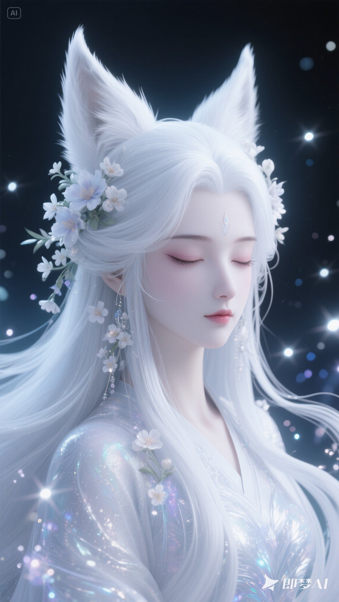 Beautiful fox fairy