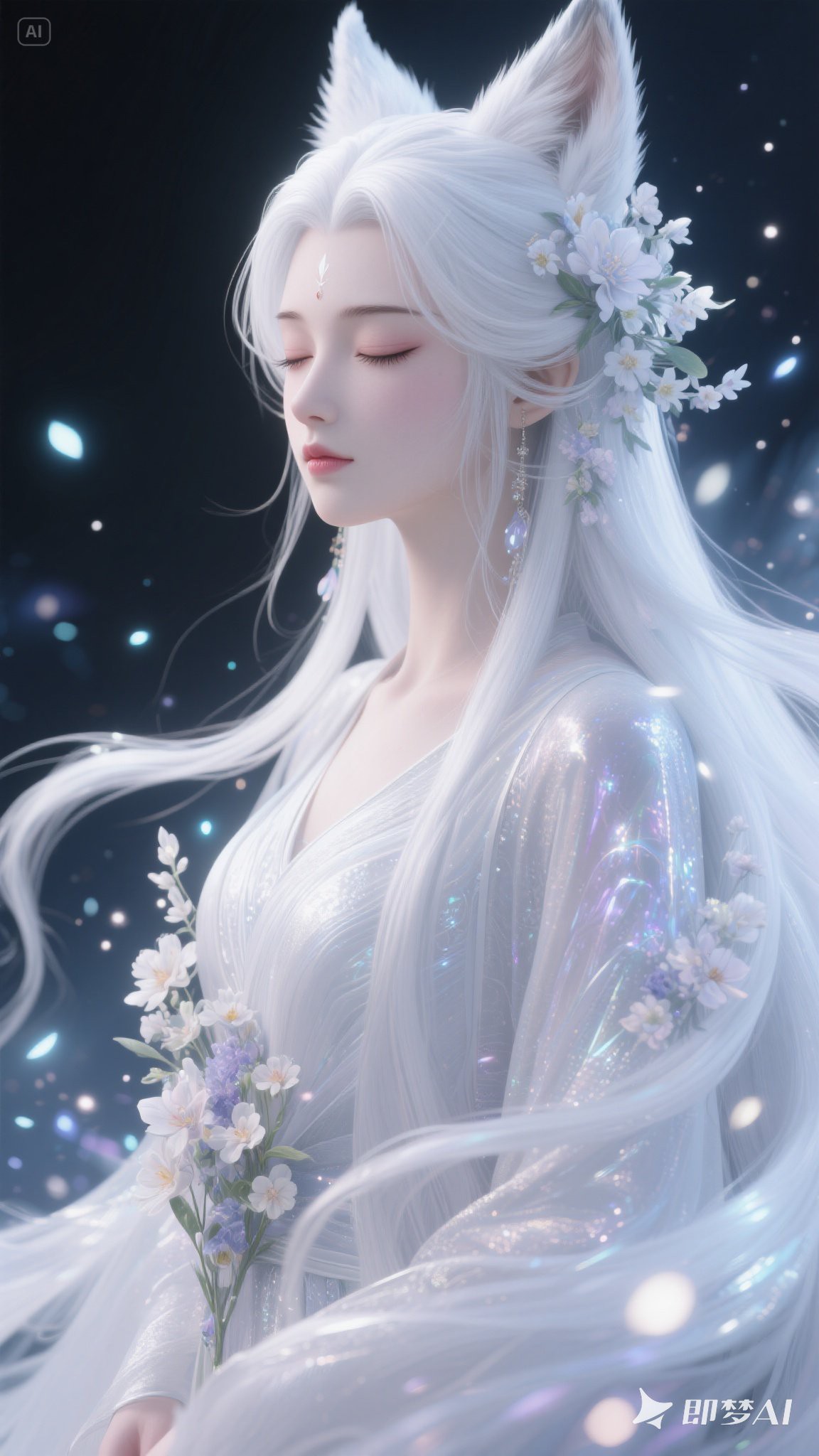 Beautiful fox fairy