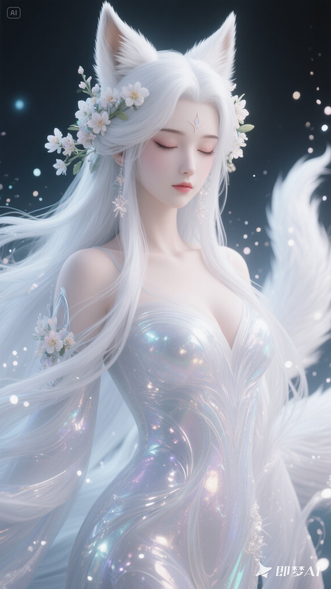 Beautiful fox fairy