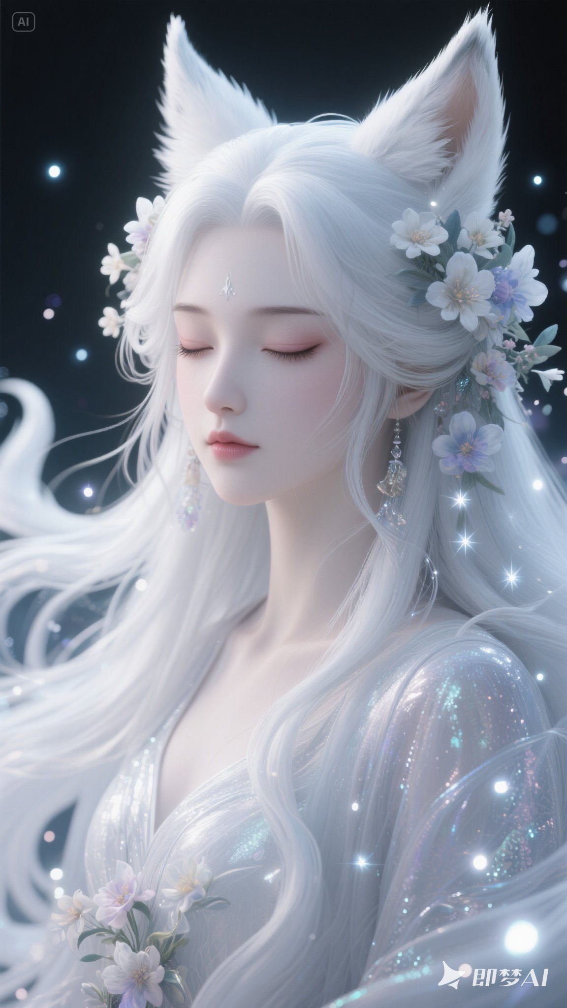 Beautiful fox fairy
