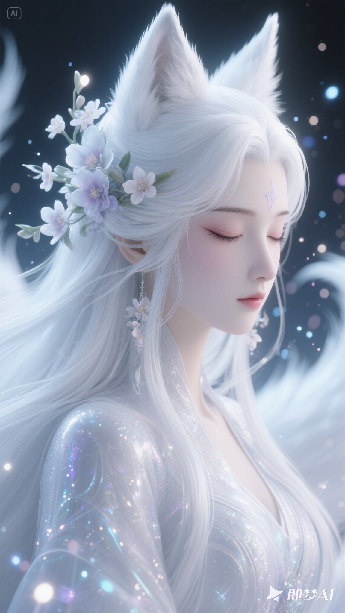 Beautiful fox fairy