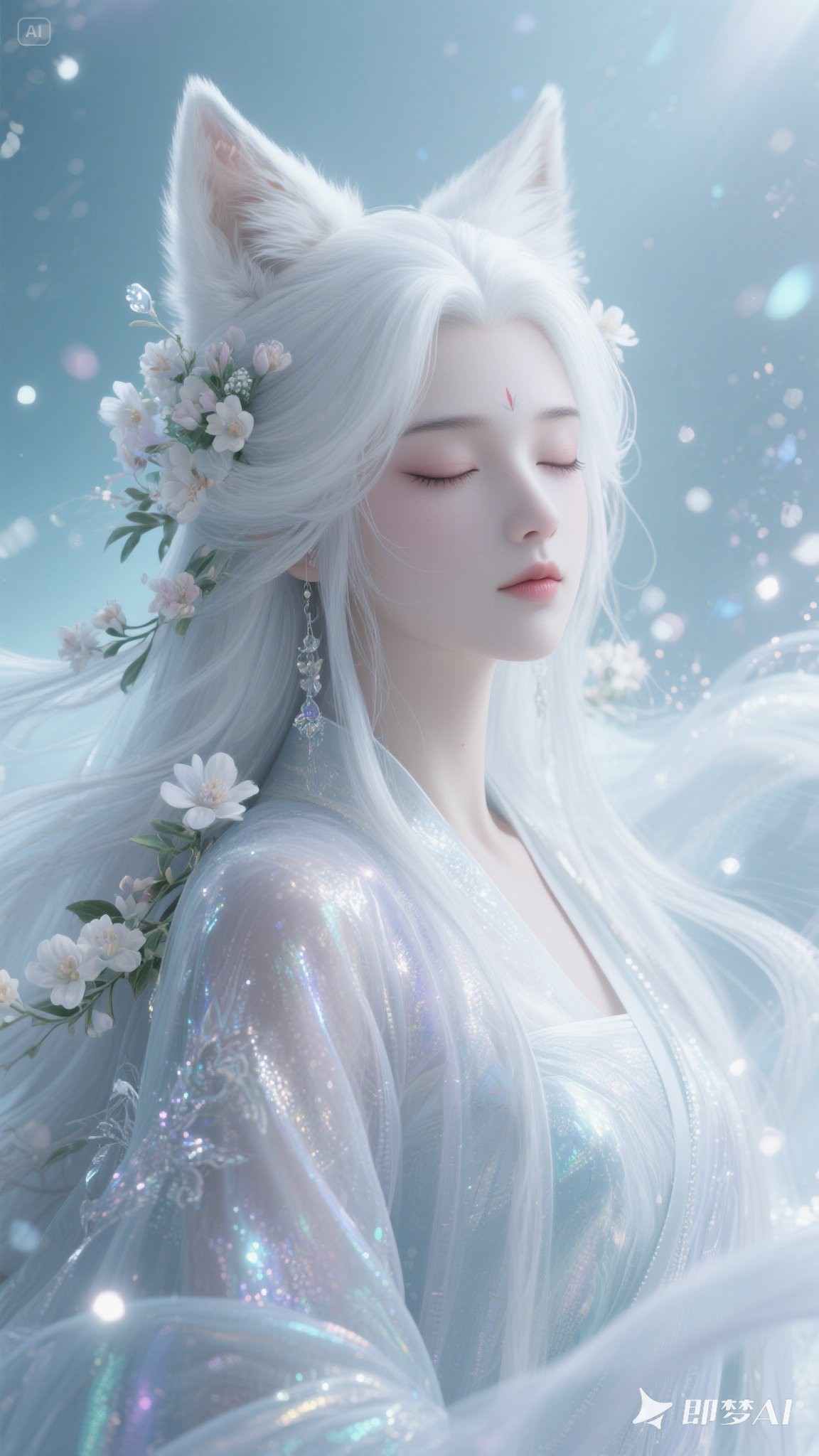 Beautiful fox fairy
