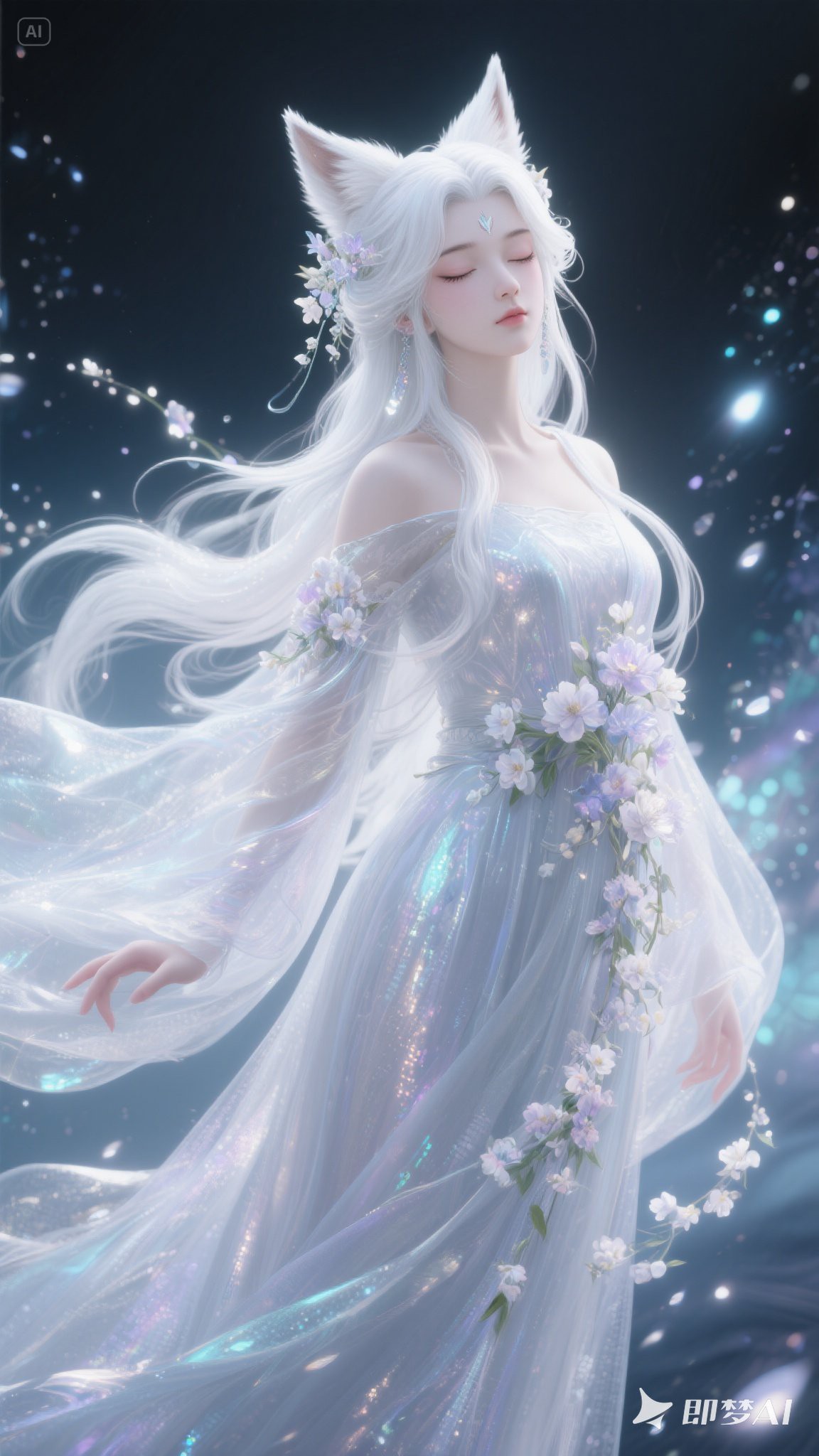 Beautiful fox fairy