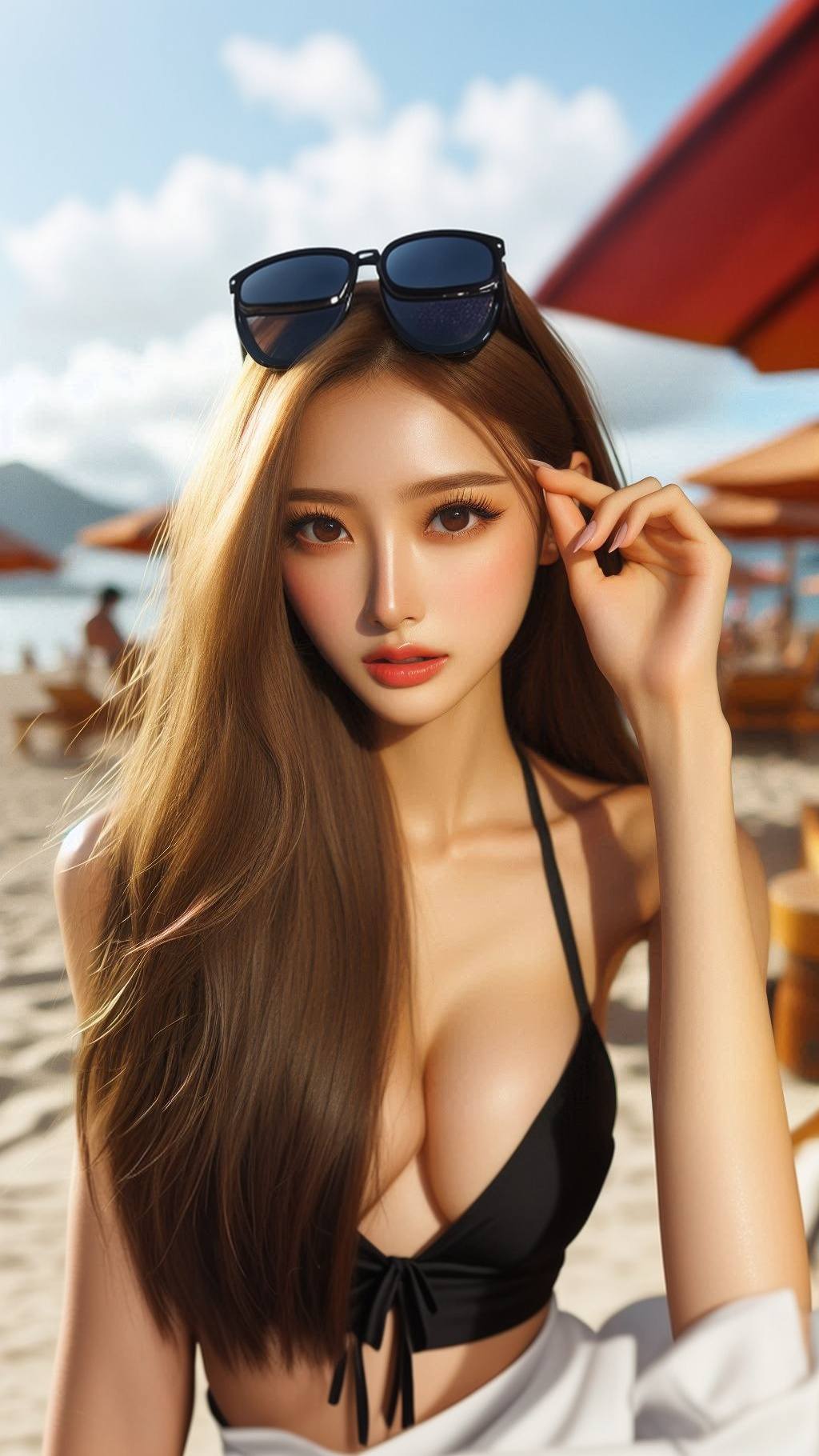 Sunny Beach Beauty Photoshoot