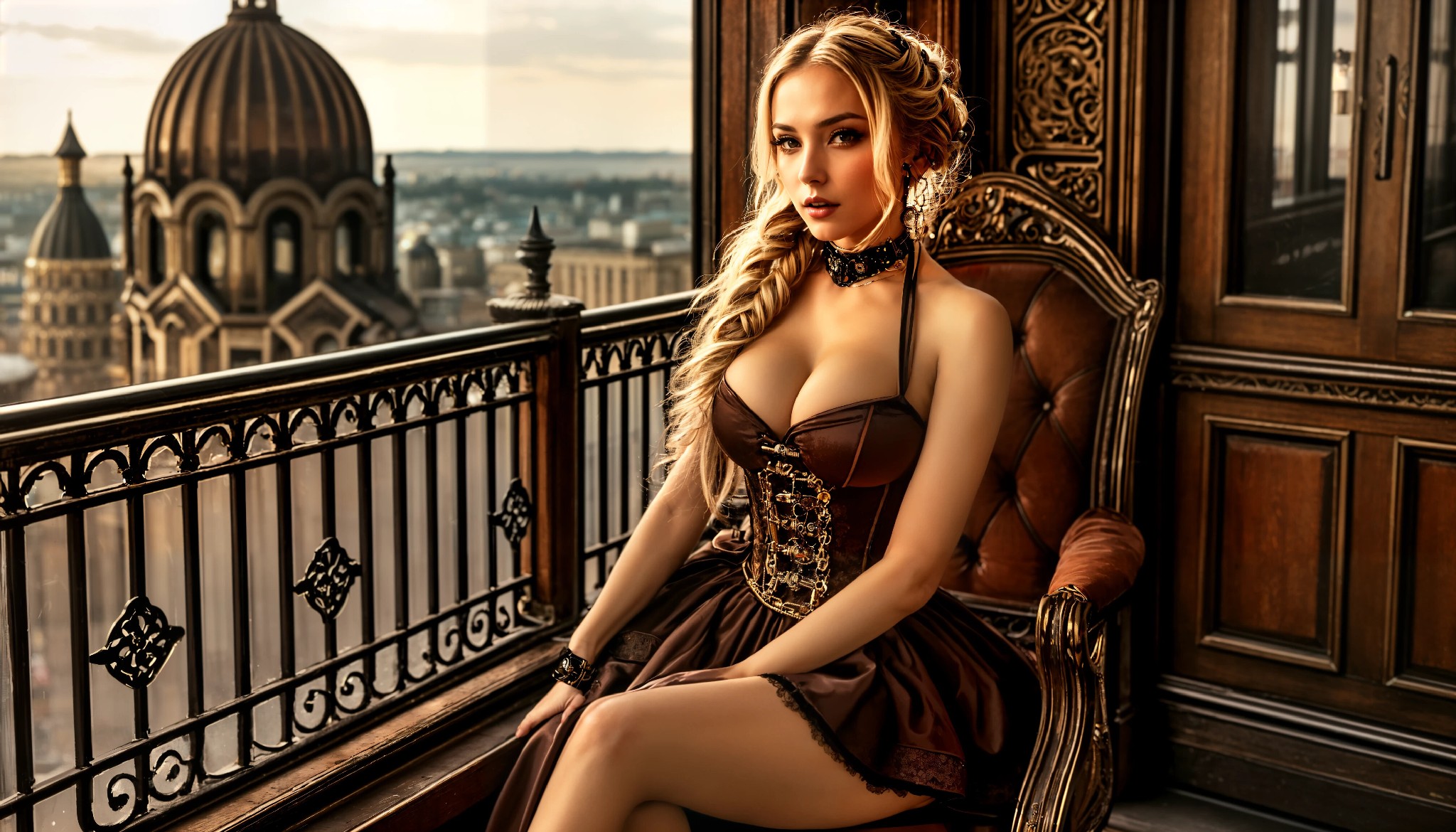 Rooftop Victorian Fashion