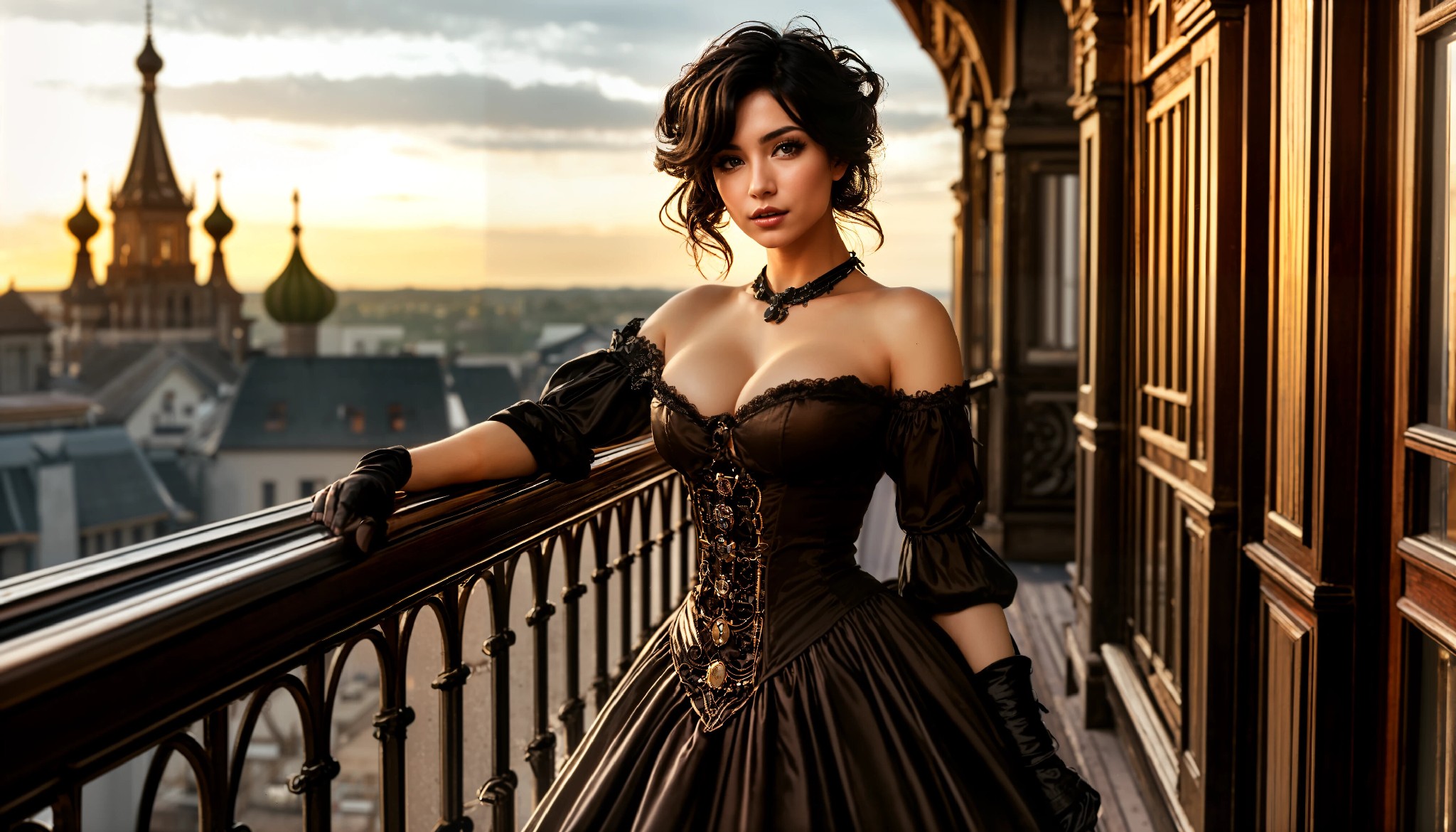 Rooftop Victorian Fashion