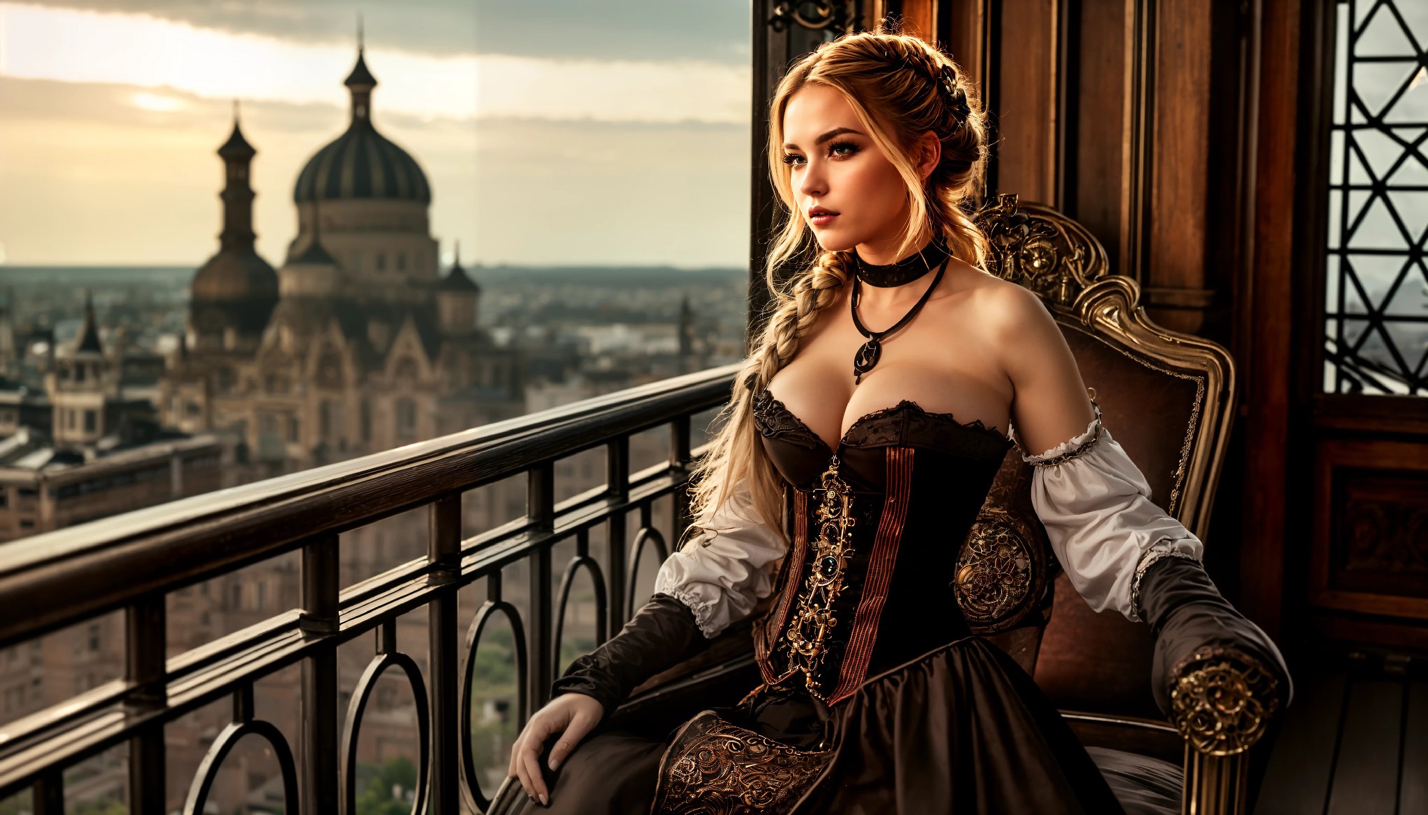 Rooftop Victorian Fashion