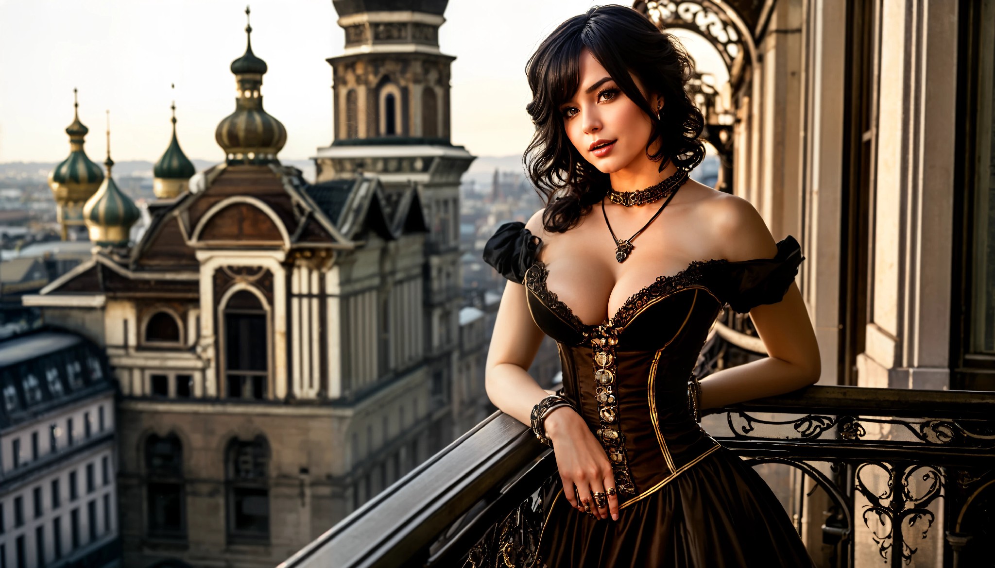 Rooftop Victorian Fashion