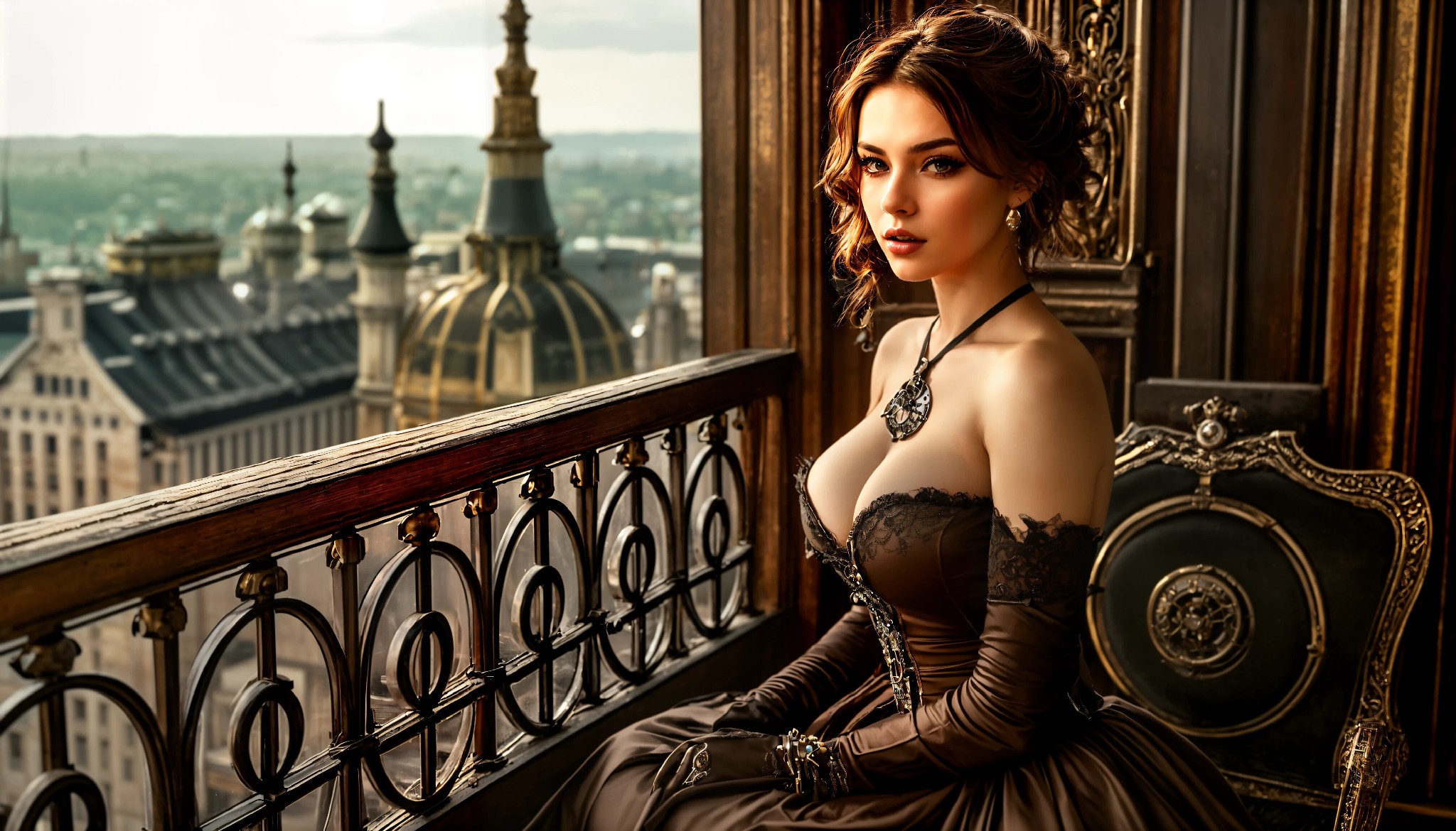 Rooftop Victorian Fashion