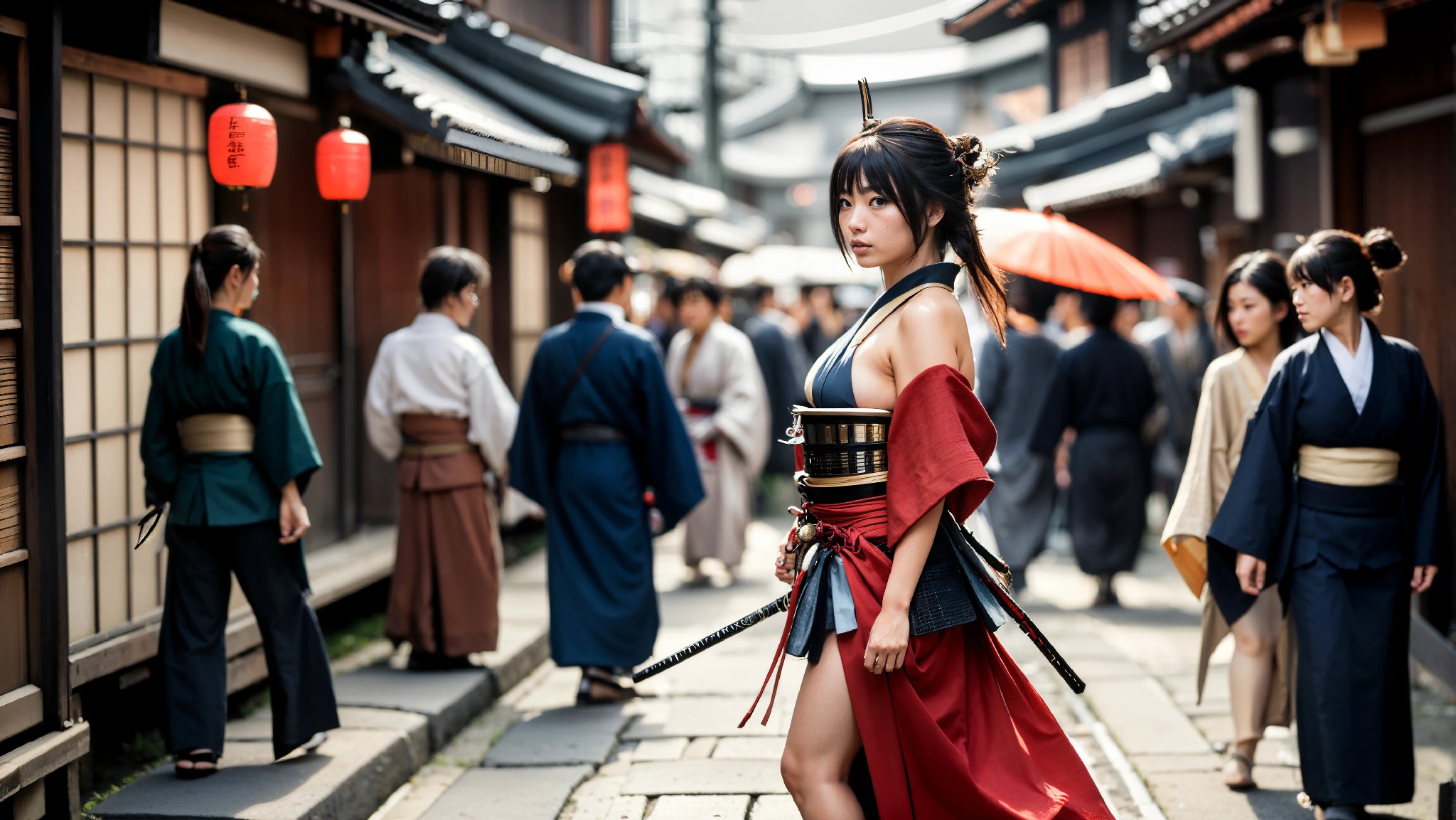 Cute Samurai Girl Cosplay & Fashion