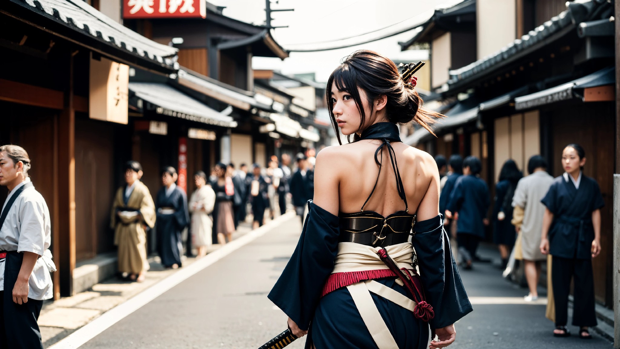 Cute Samurai Girl Cosplay & Fashion