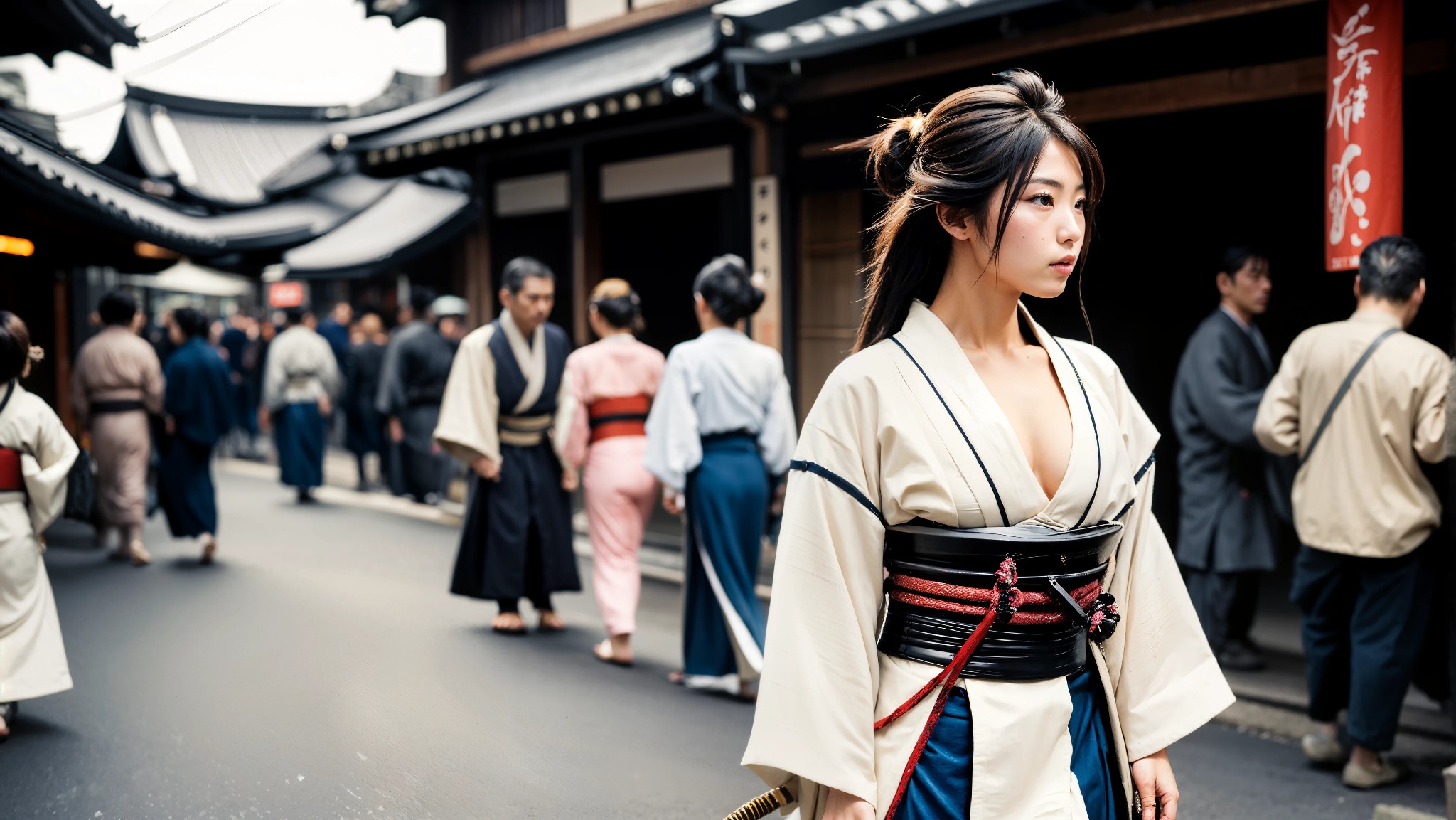 Cute Samurai Girl Cosplay & Fashion