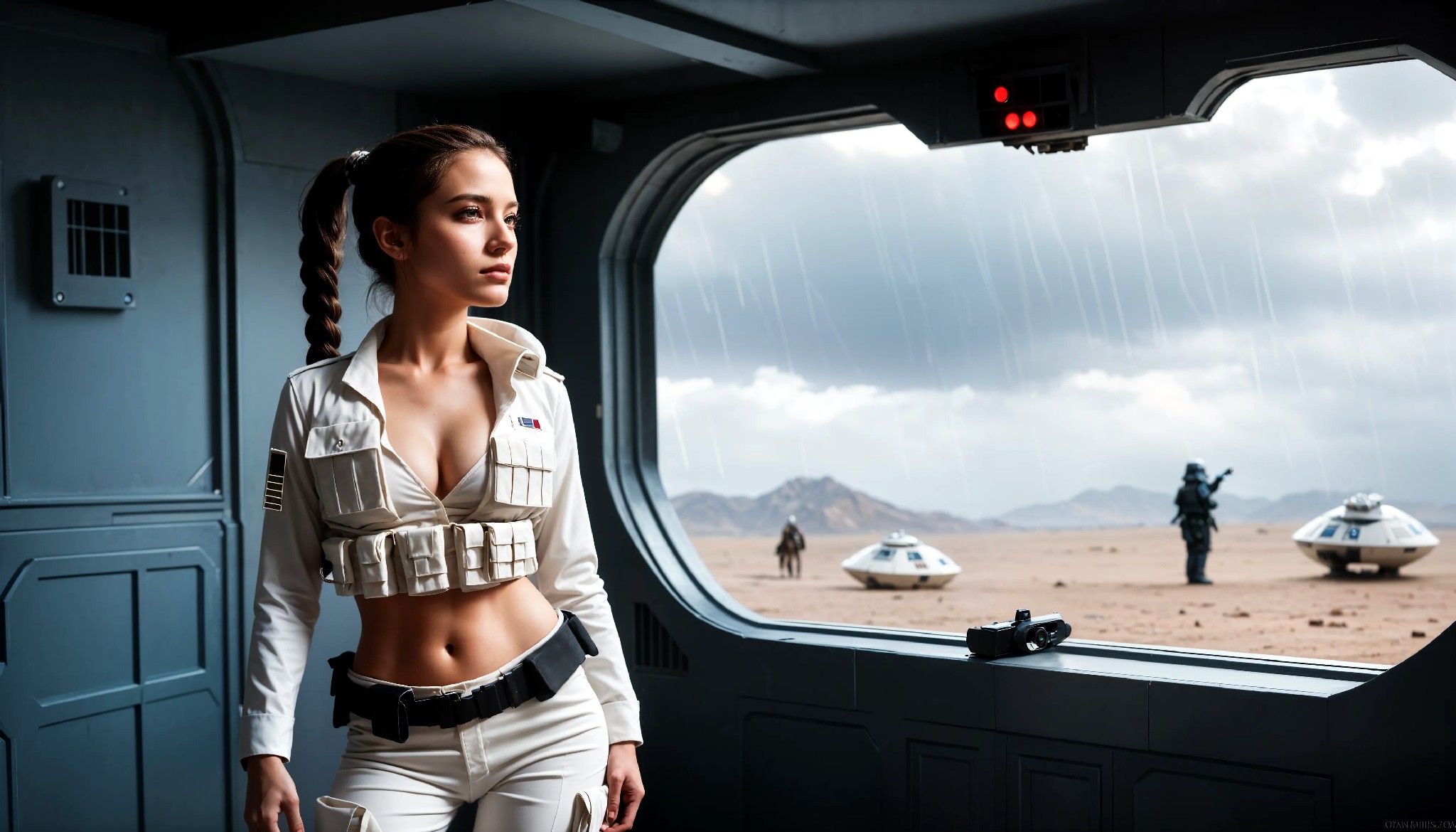 Cute Charming Star Wars Jedi Girl