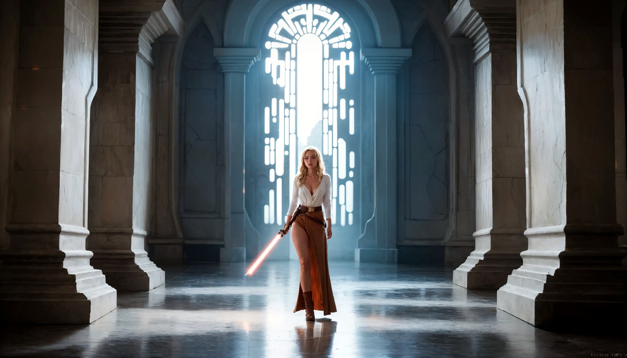 Cute Charming Star Wars Jedi Girl