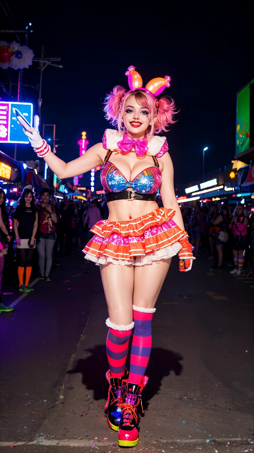 Sexy bunnies and clowns
