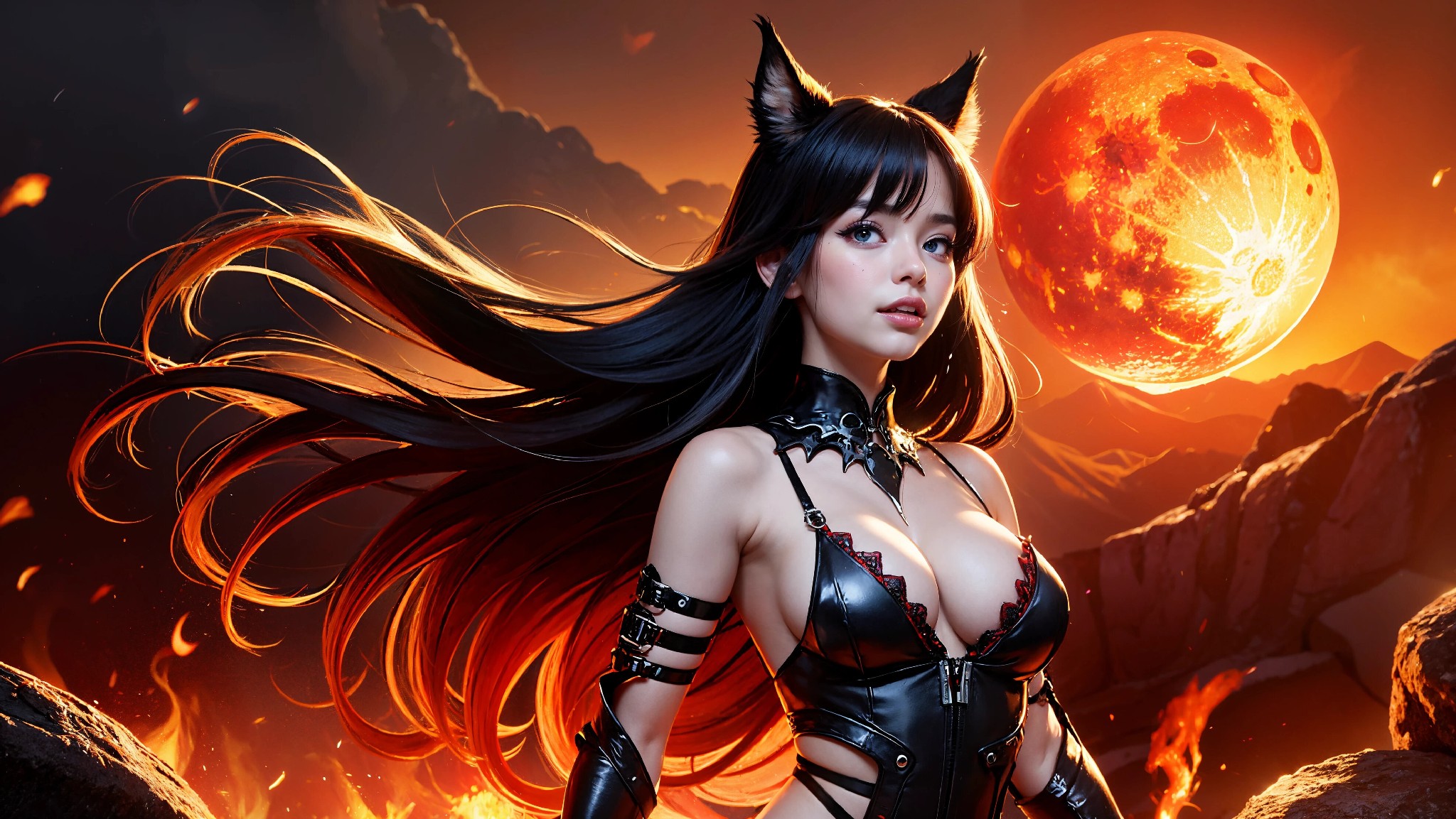 Cute devil girl from hell