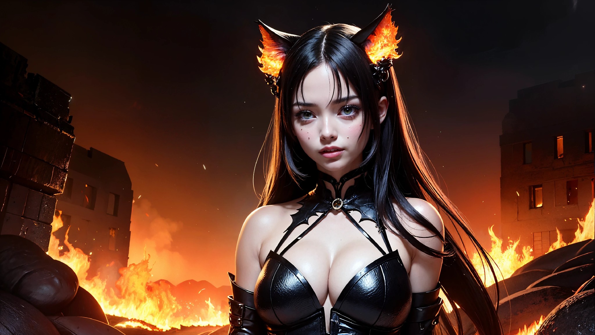 Cute devil girl from hell