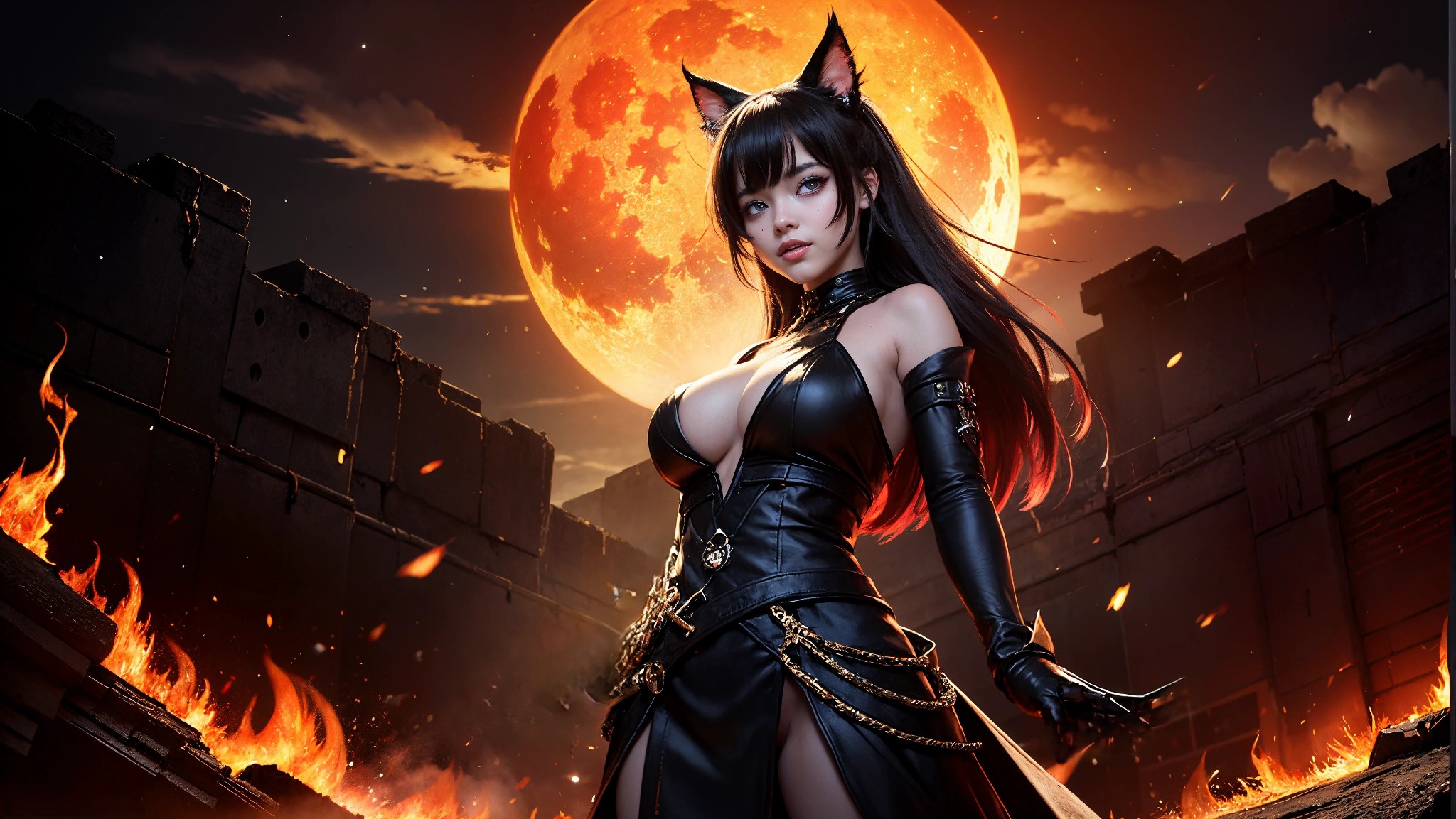 Cute devil girl from hell