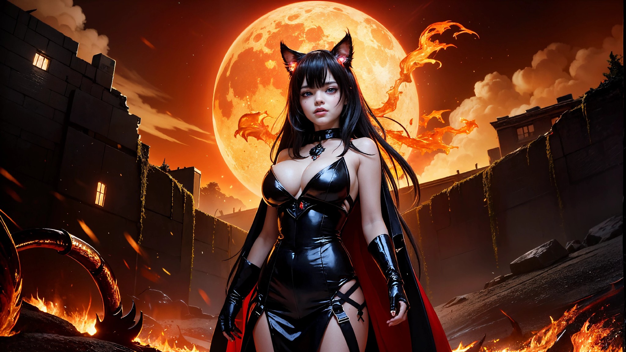 Cute devil girl from hell