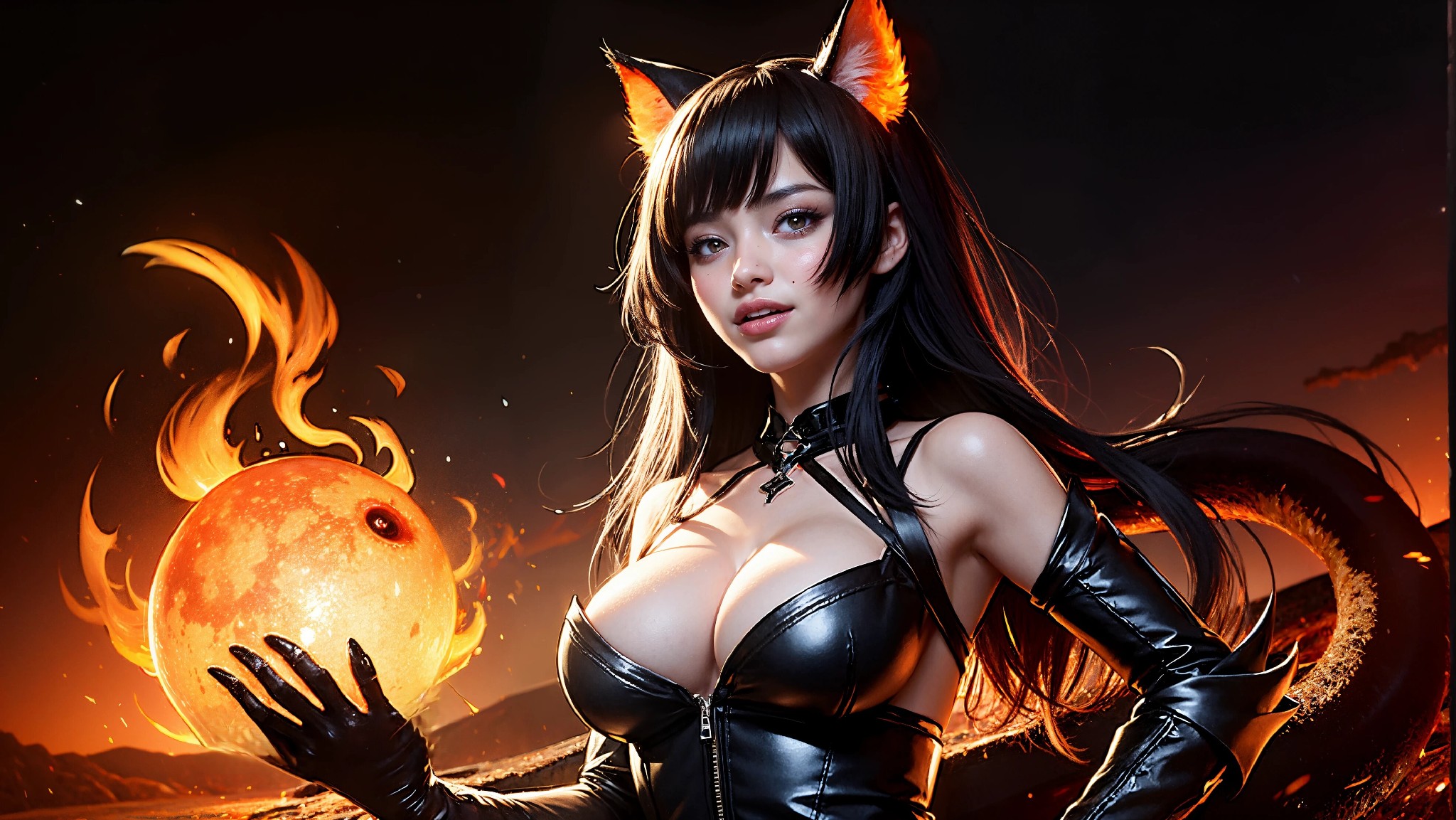 Cute devil girl from hell