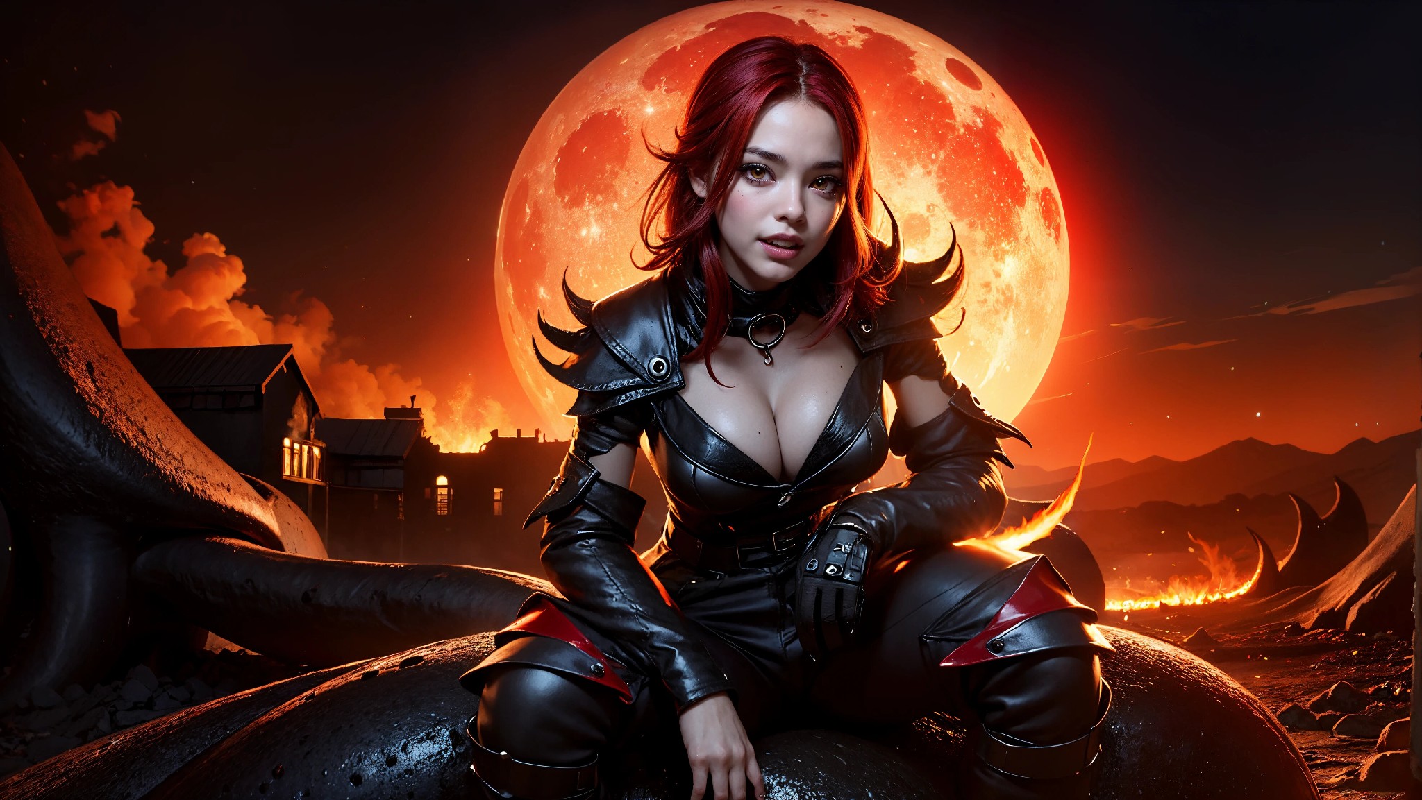 Cute devil girl from hell