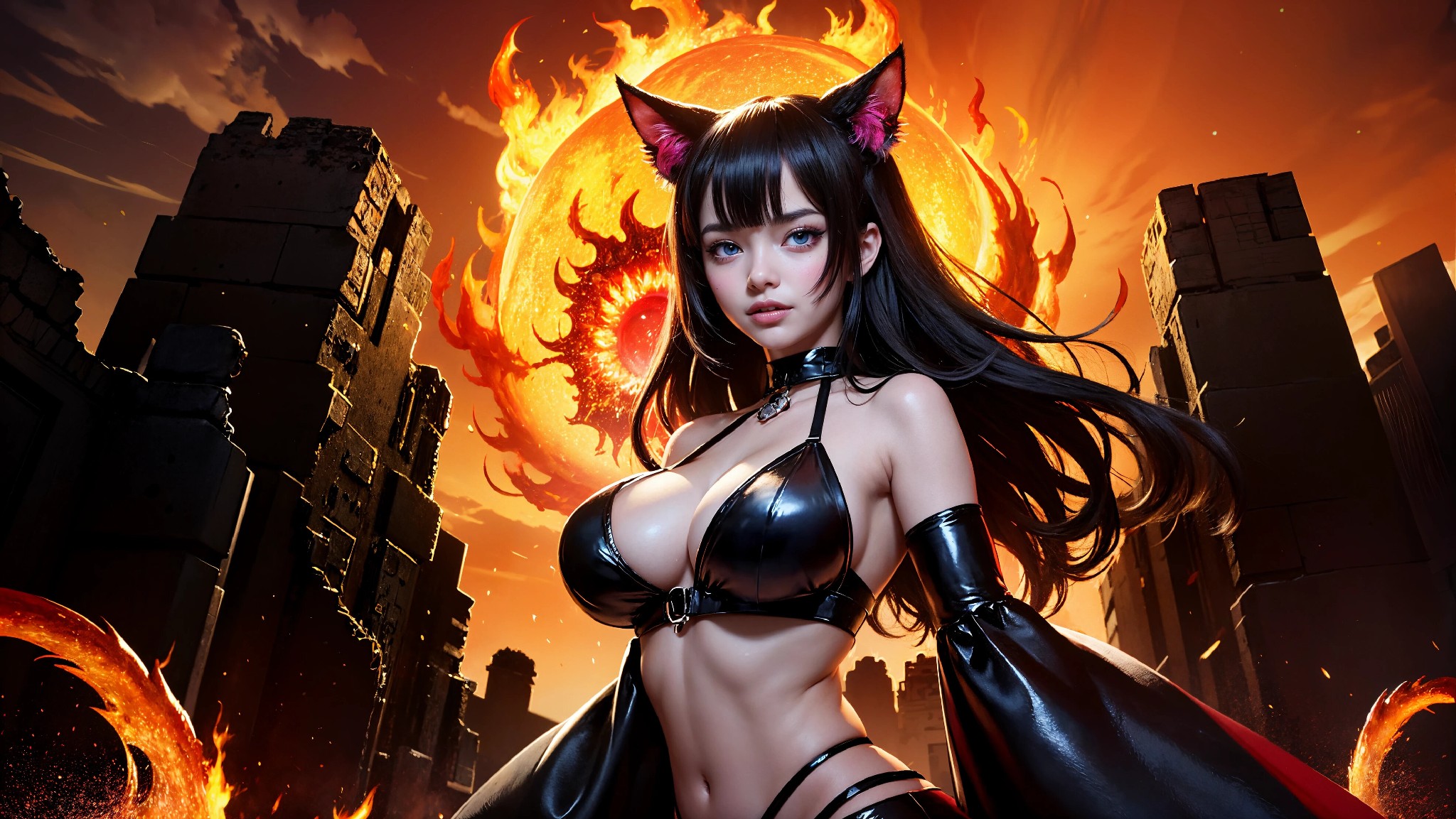 Cute devil girl from hell