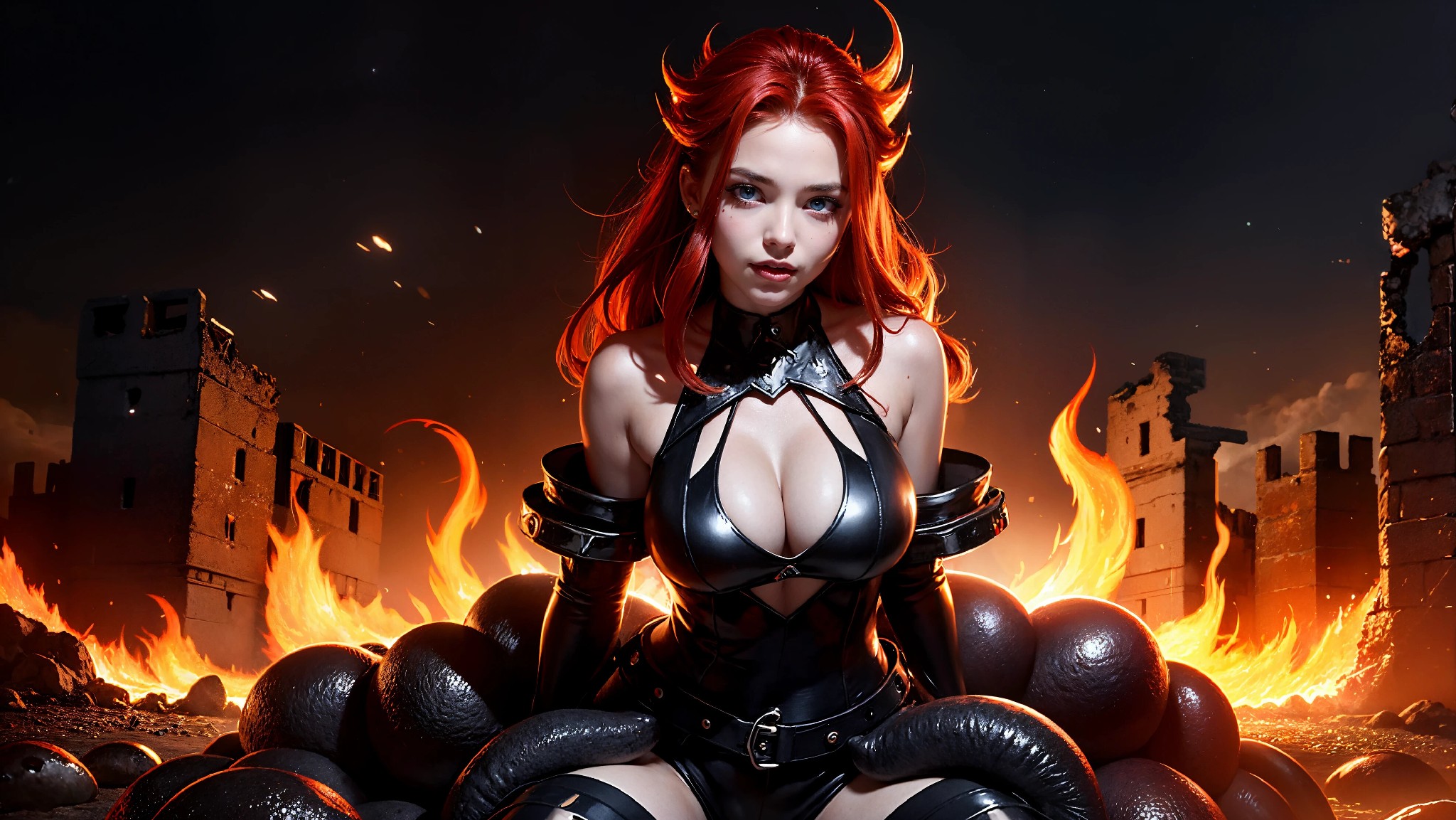 Cute devil girl from hell