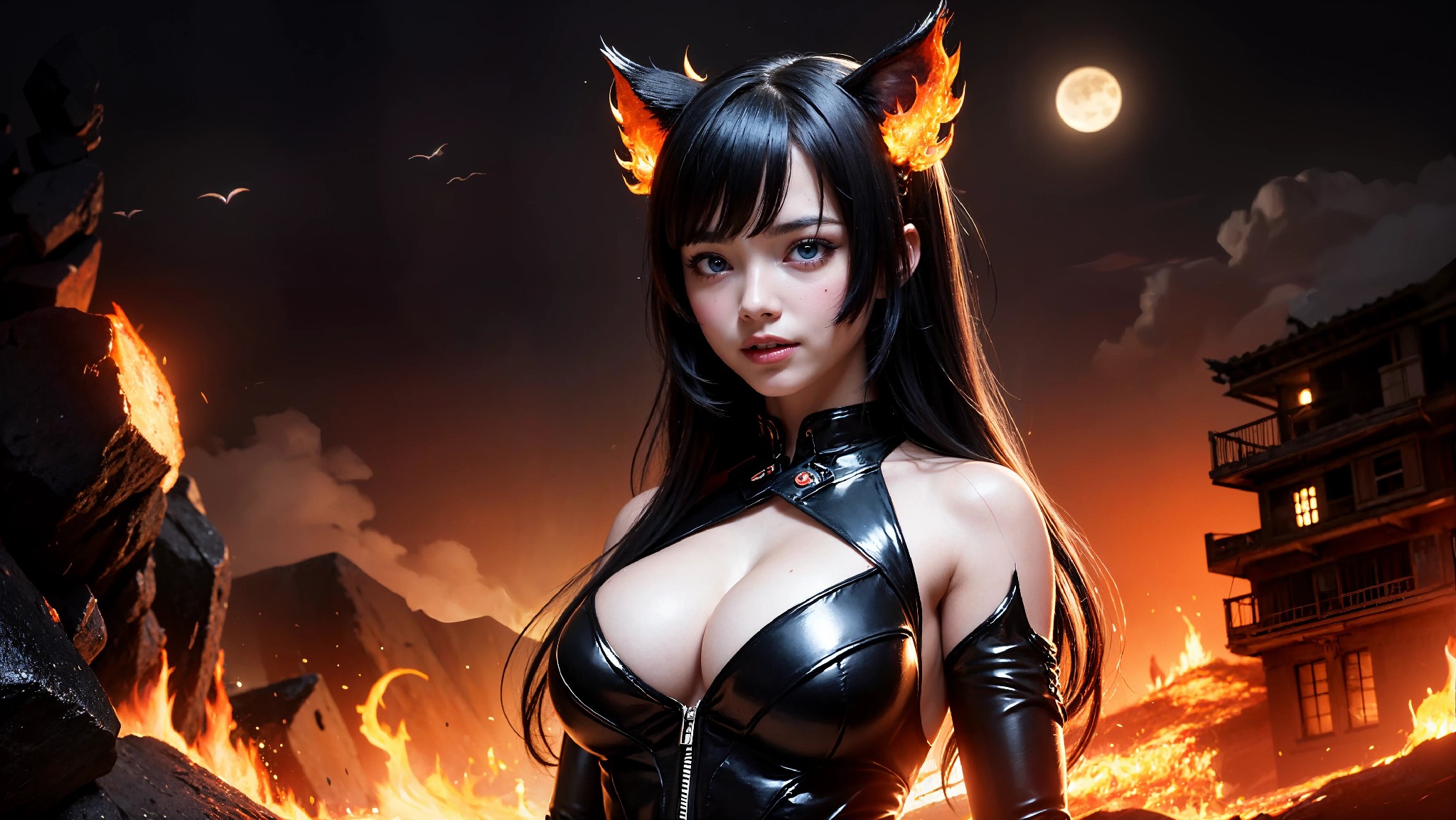 Cute devil girl from hell