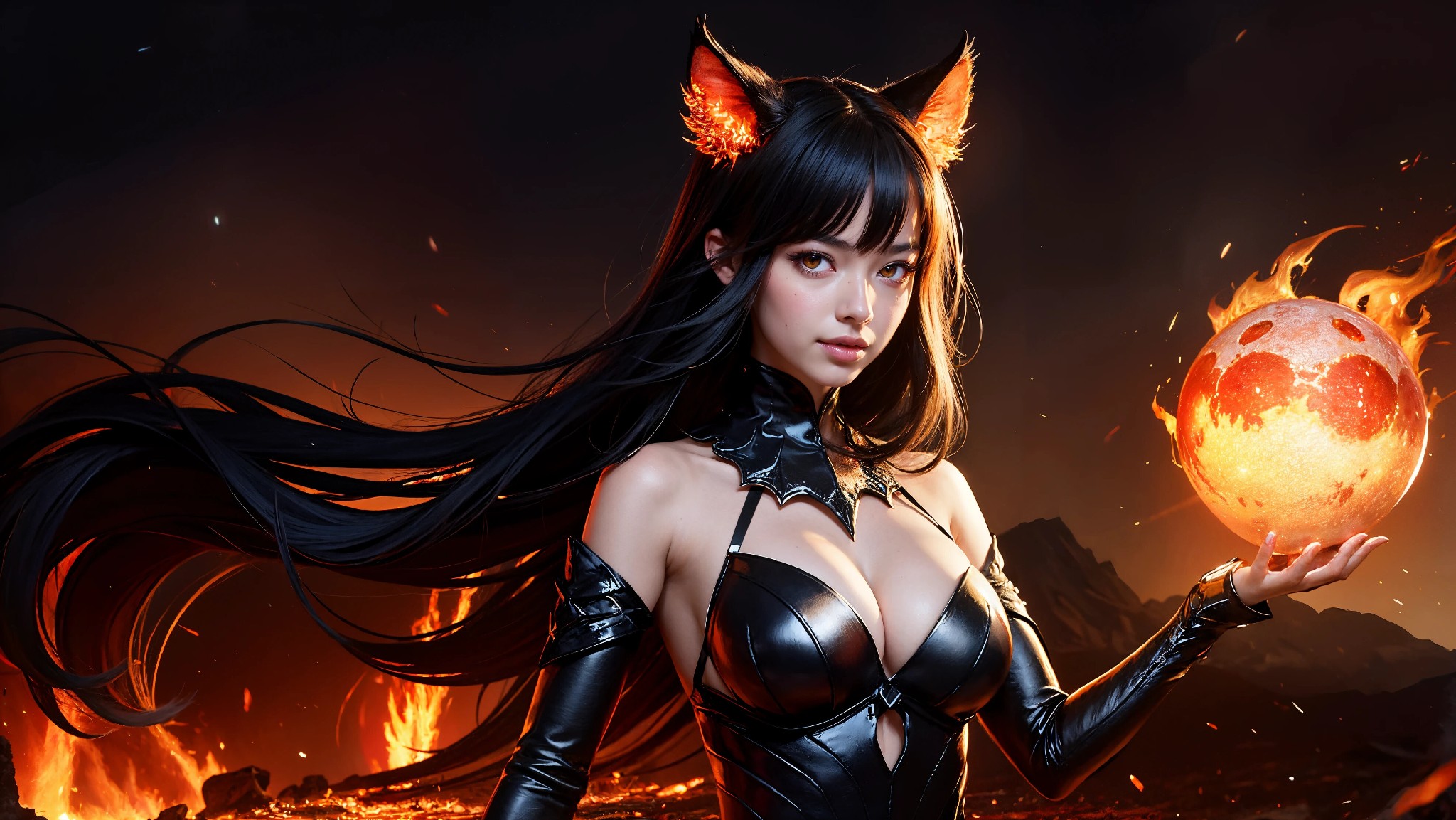 Cute devil girl from hell