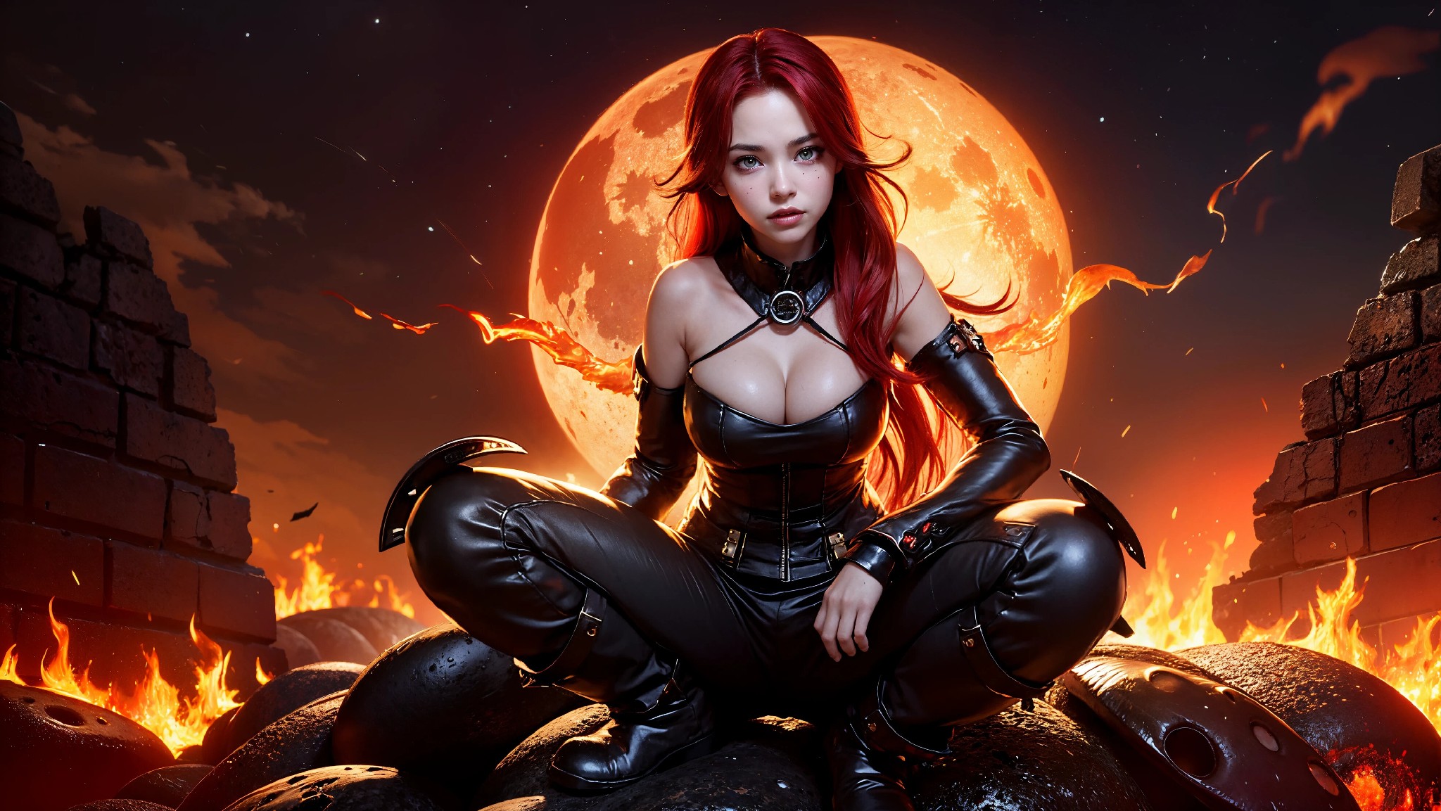 Cute devil girl from hell