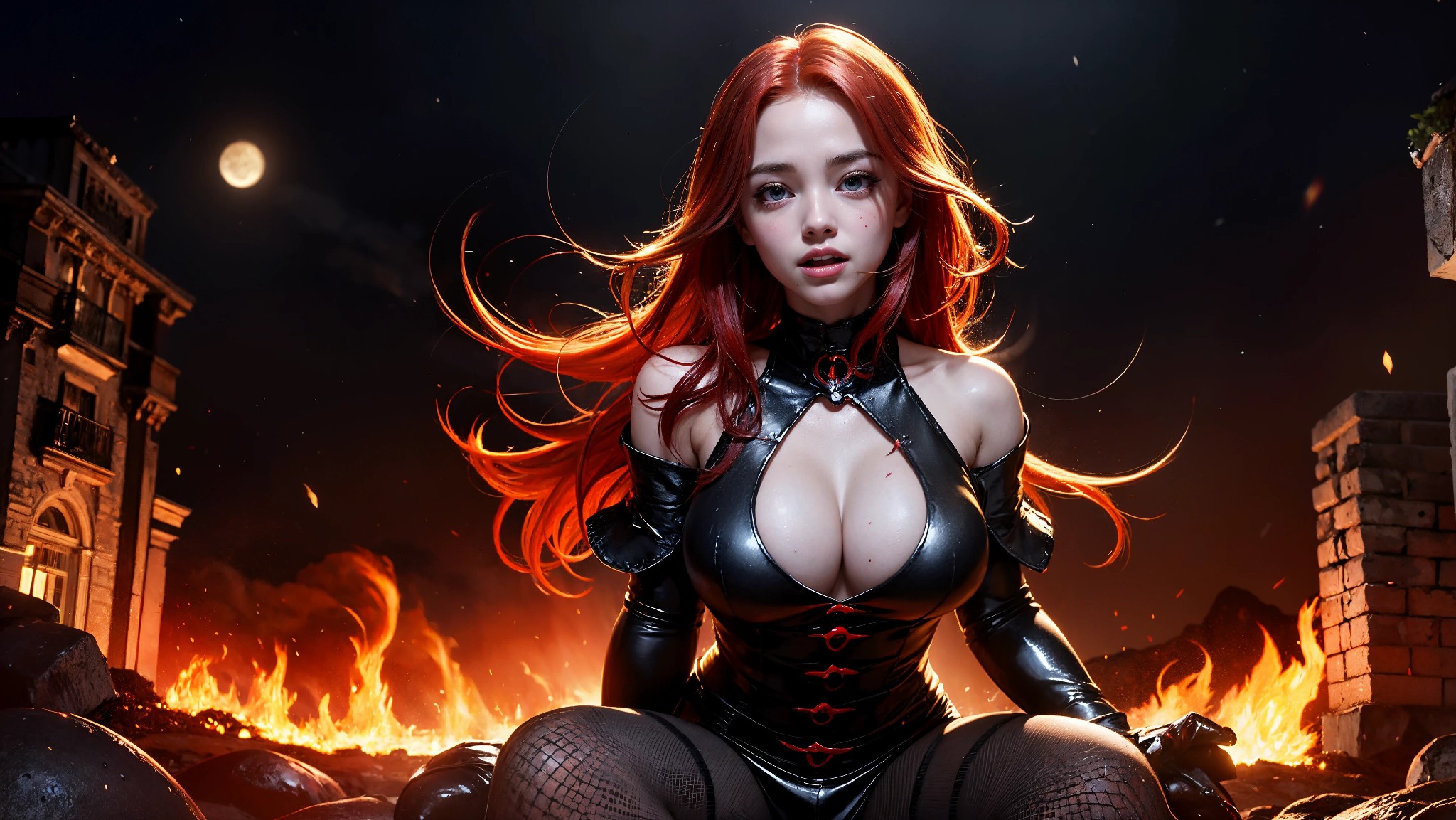 Cute devil girl from hell