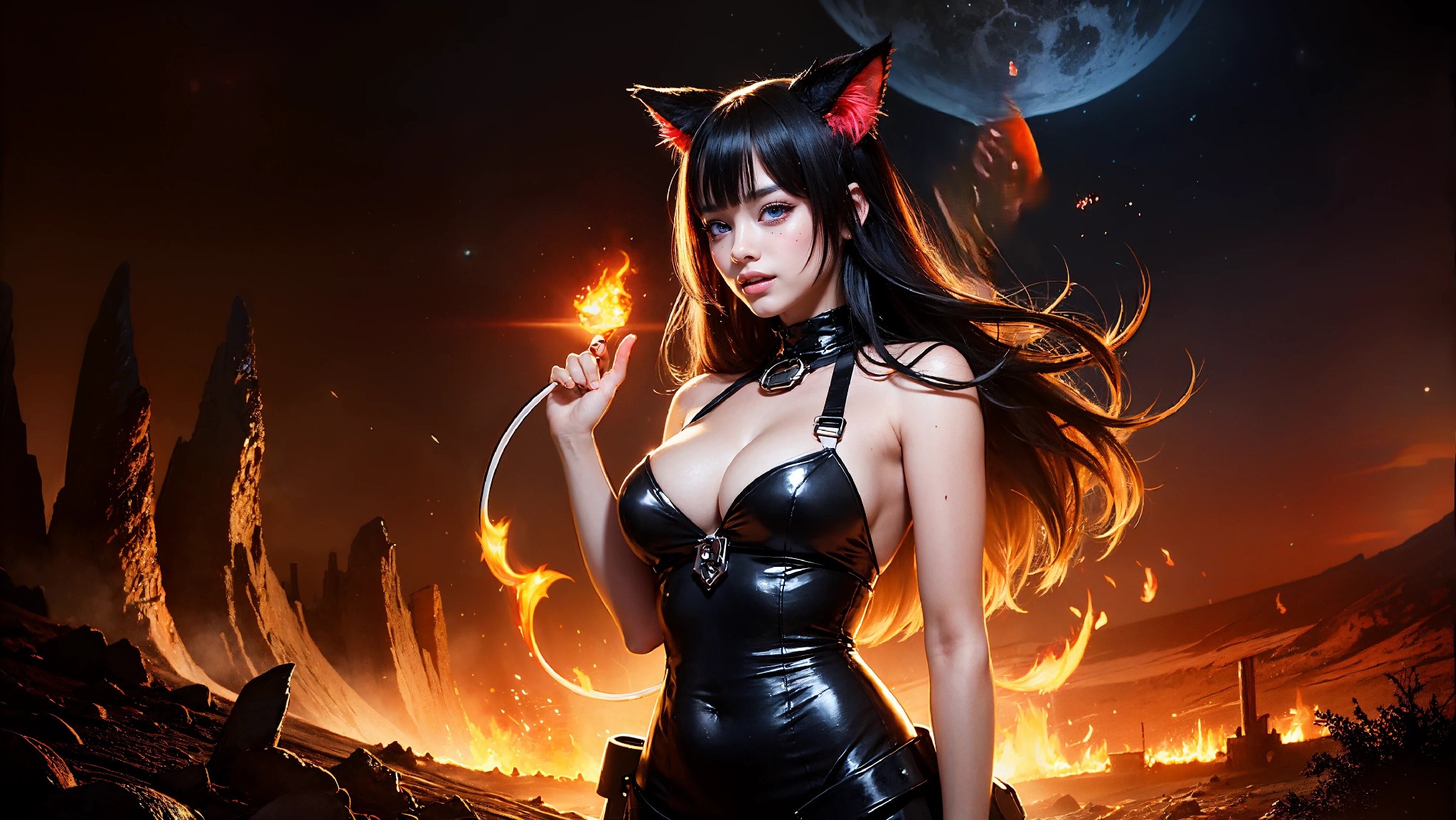 Cute devil girl from hell