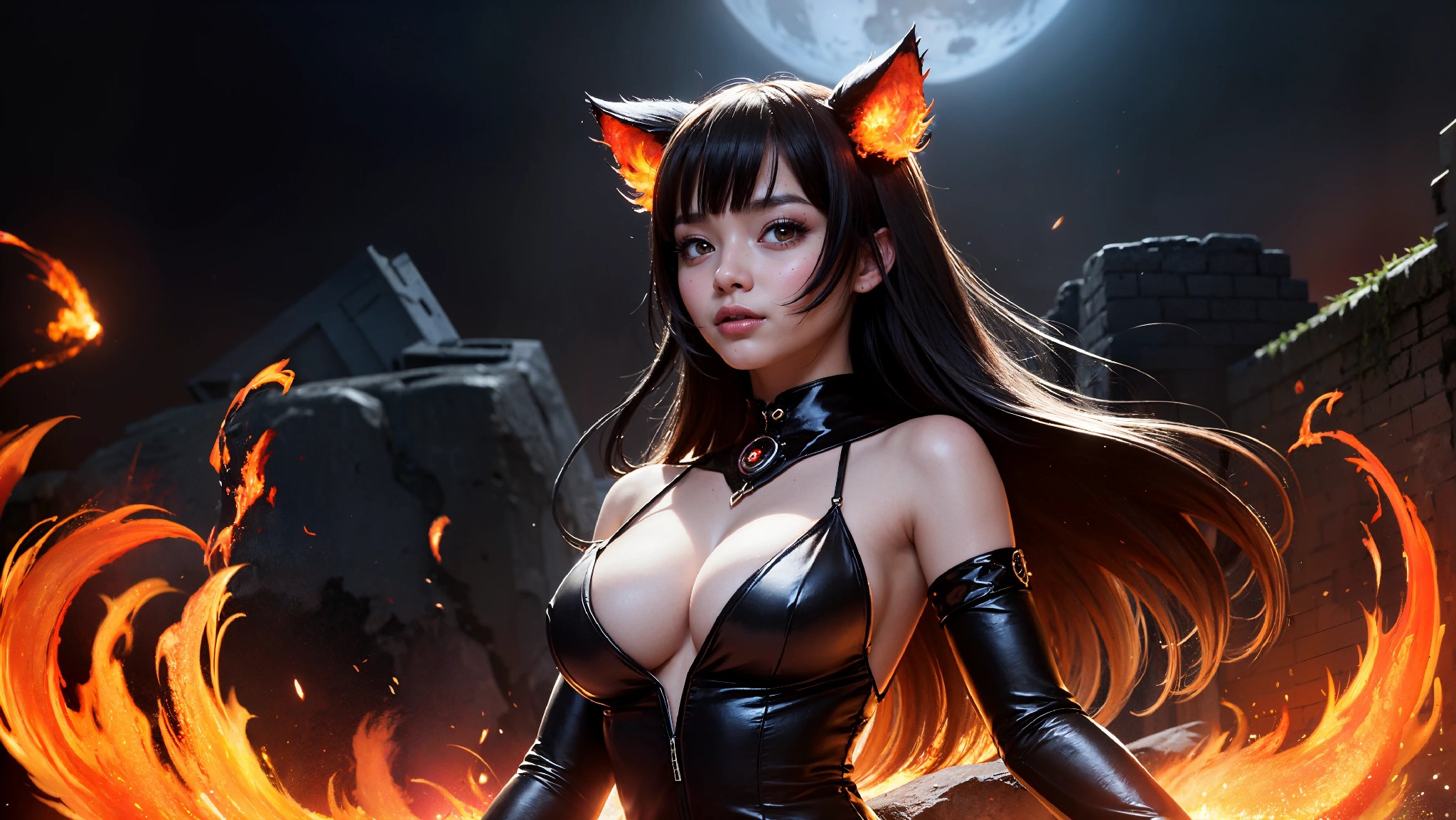 Cute devil girl from hell