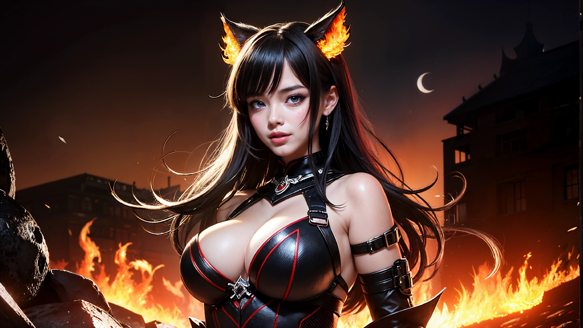 Cute devil girl from hell