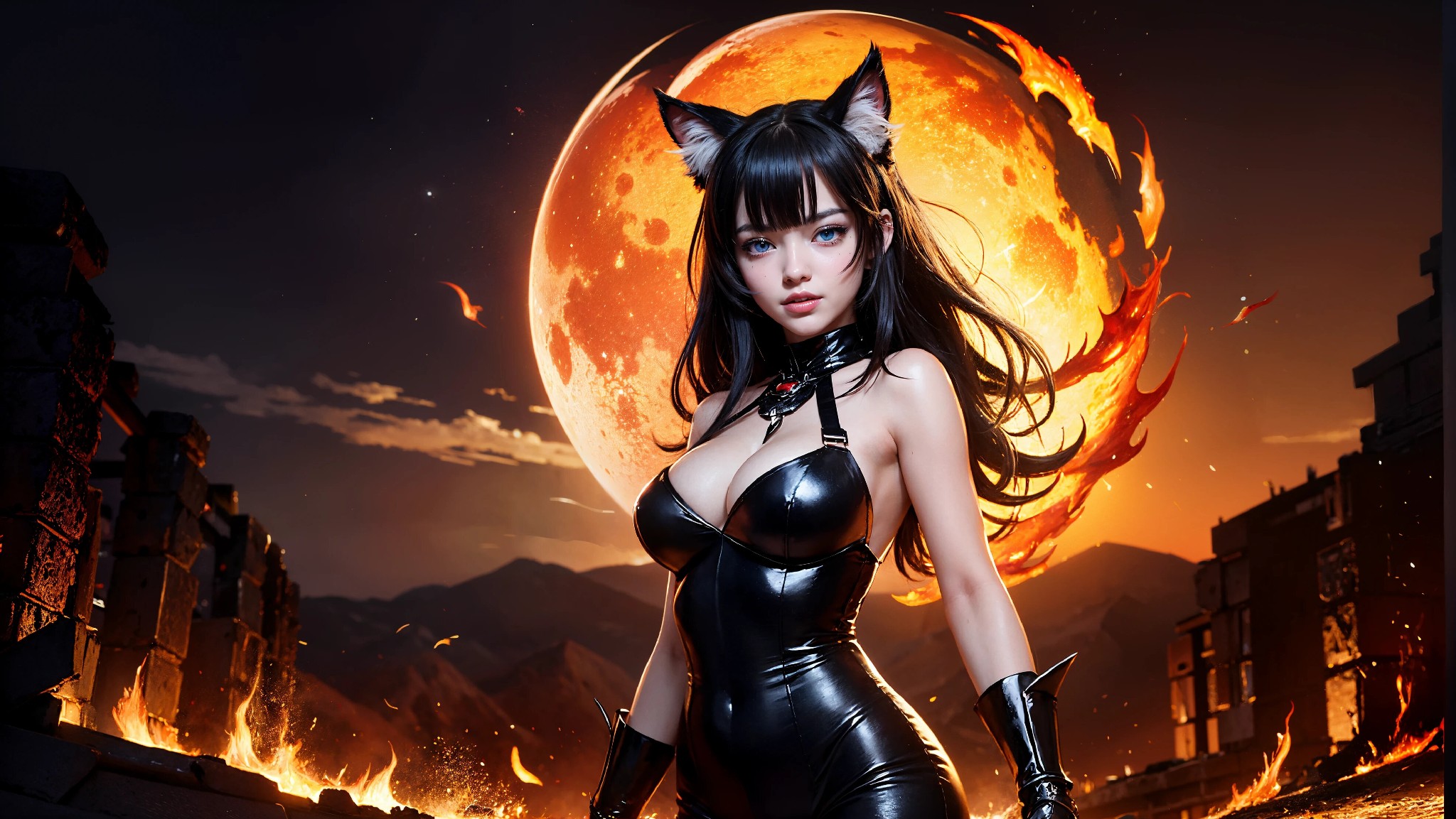 Cute devil girl from hell