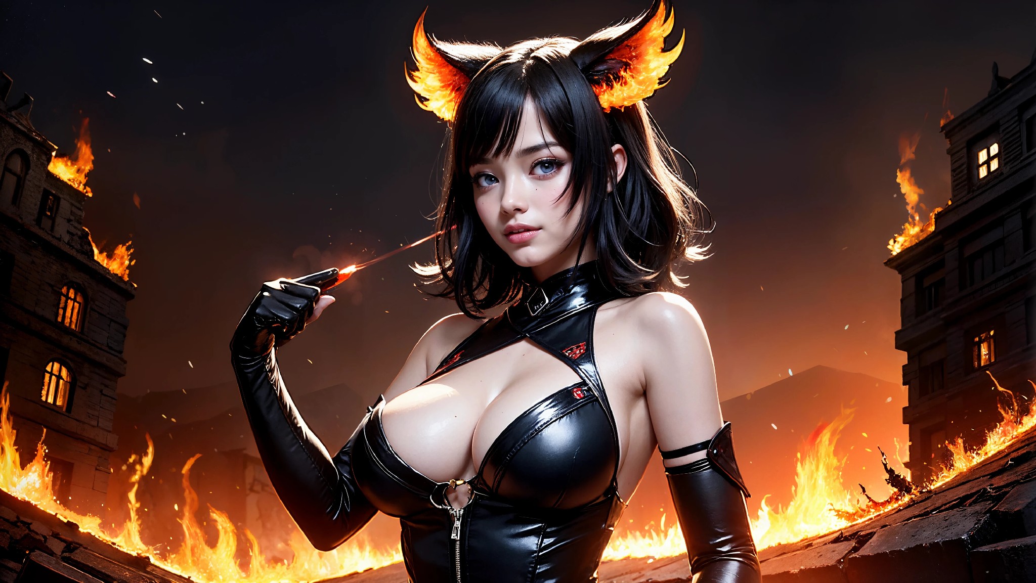Cute devil girl from hell