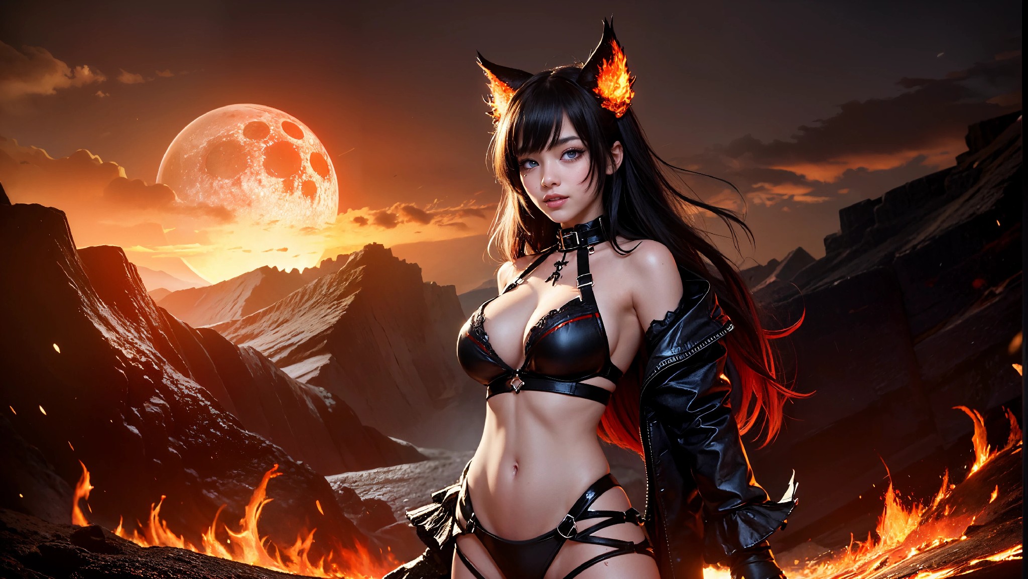Cute devil girl from hell